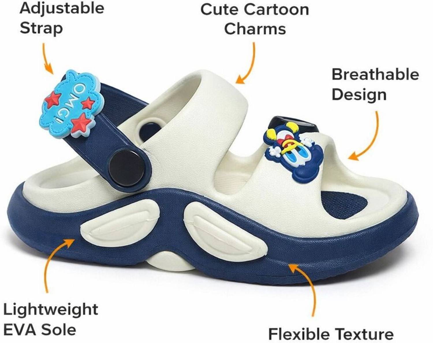 bachuaa Boys & Girls Strap Slipper Flip Flop