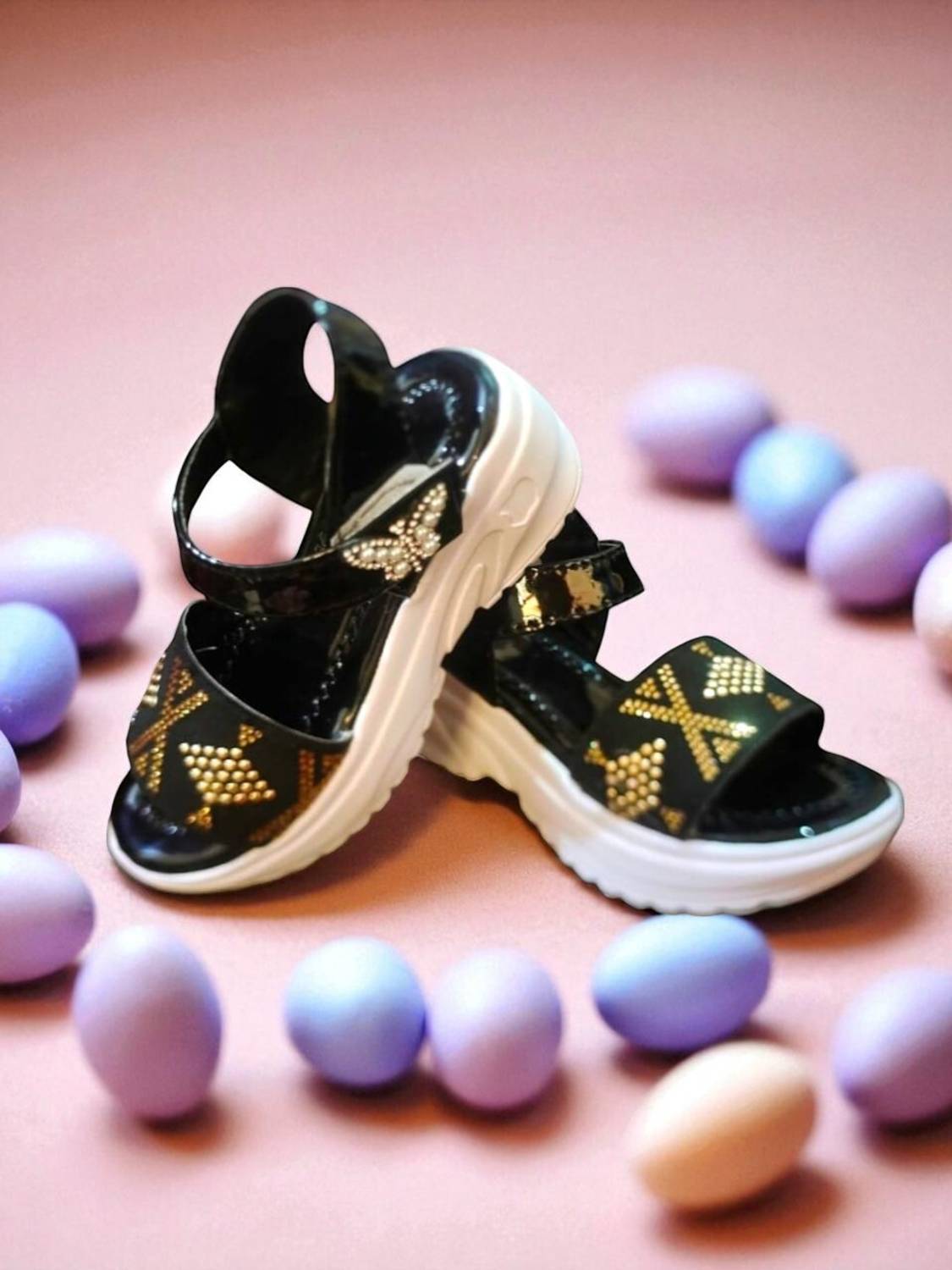 AW ALI WALI Motu Patlu Girls Velcro Heels