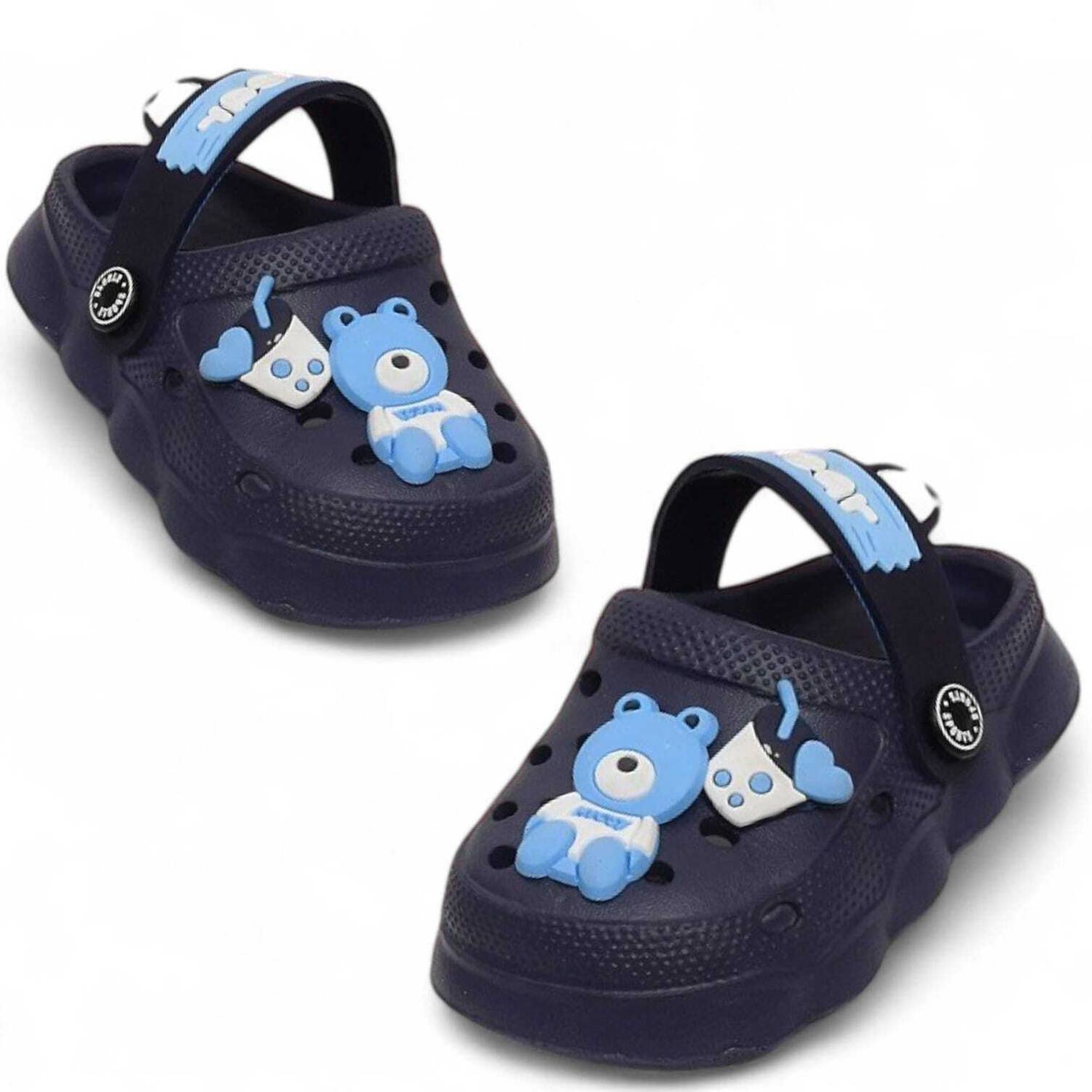 BINOS Boys & Girls Sling Back Clogs