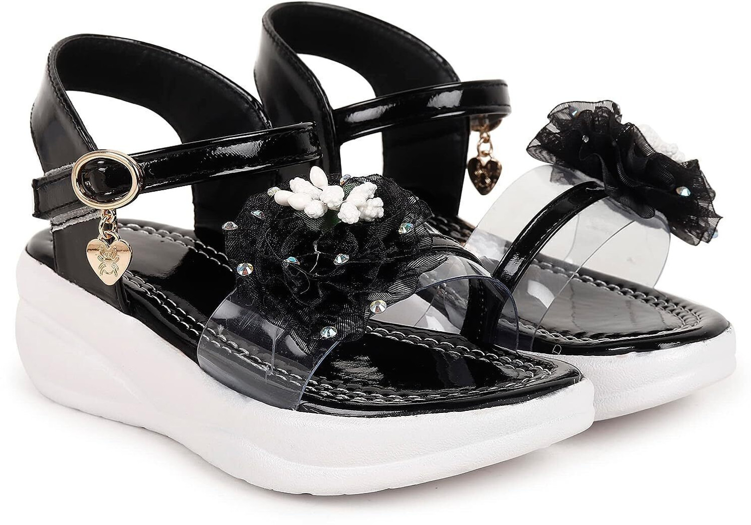Image of Well Wear Girls Velcro Strappy Sandals