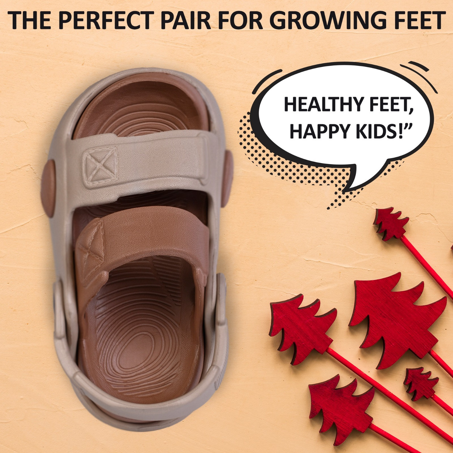 Image of Miss & Chief Boys & Girls Sling Back Sports Sandals