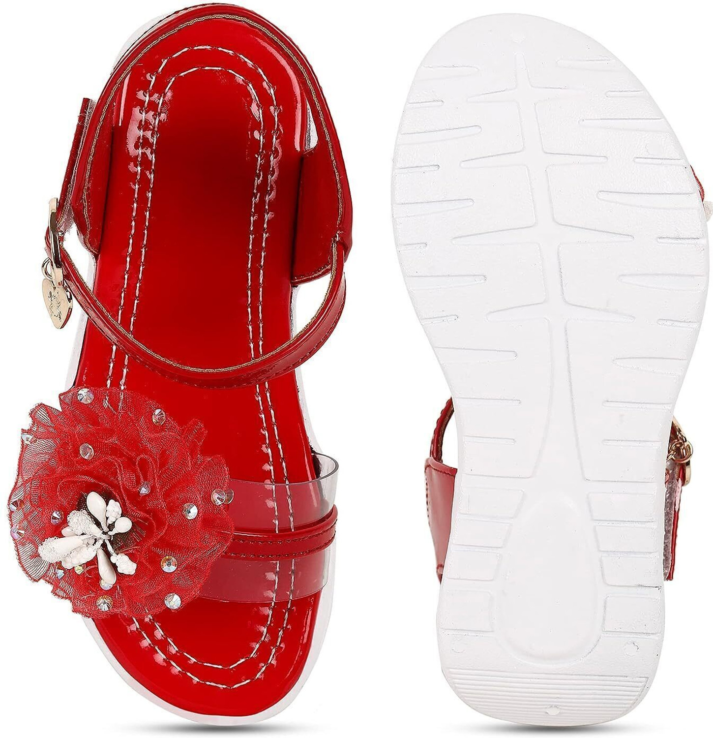 Image of Well Wear Girls Velcro Strappy Sandals