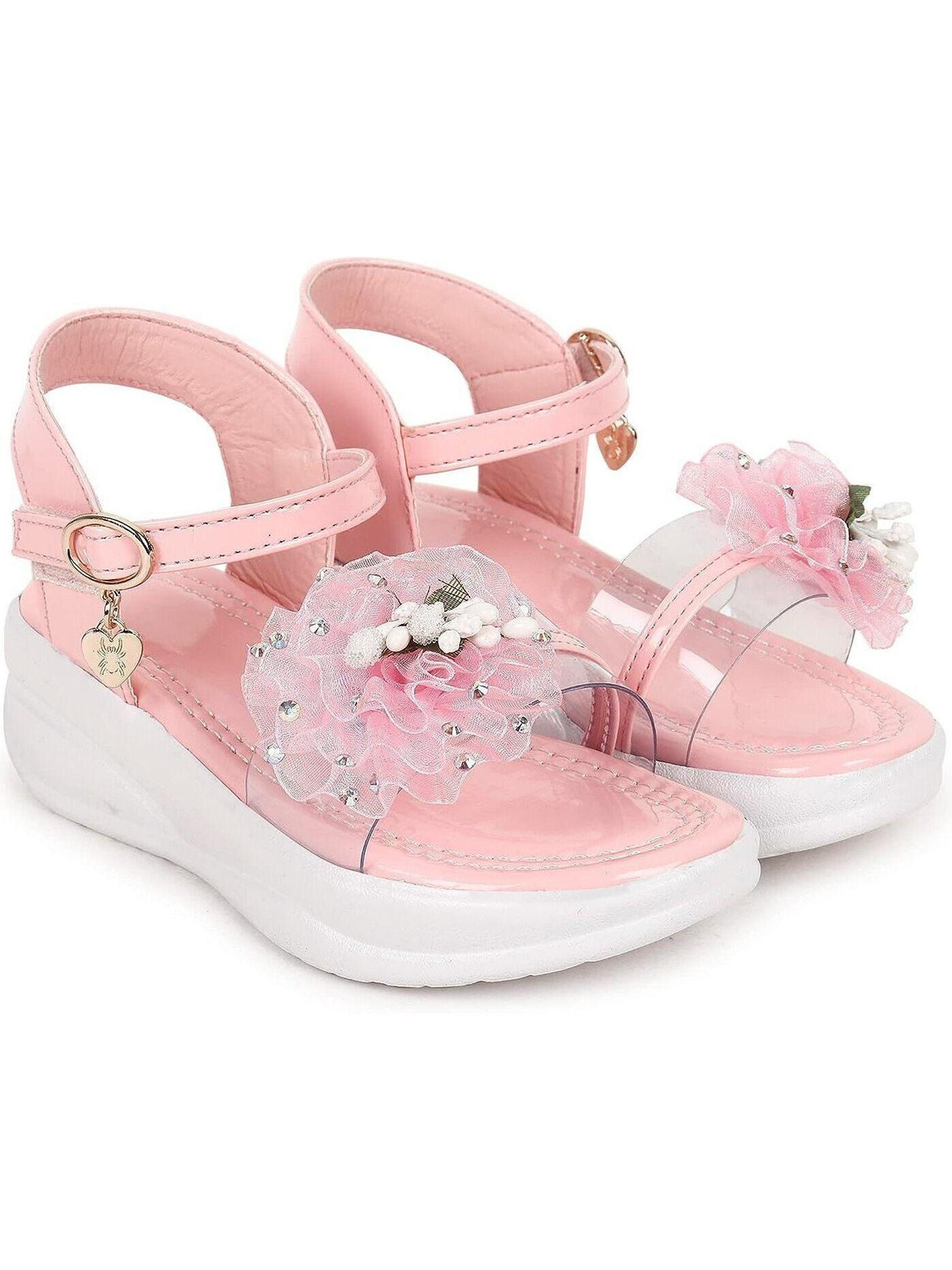 Image of Well Wear Girls Velcro Strappy Sandals