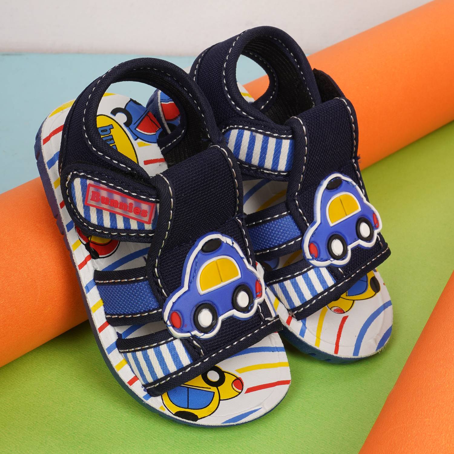 BUNNIES Boys Velcro Strappy Sandals