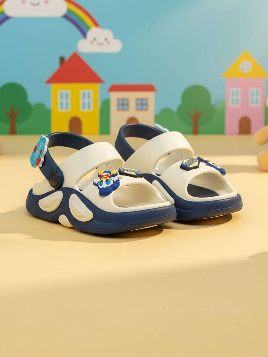 bachuaa Boys & Girls Sling Back Strappy Sandals