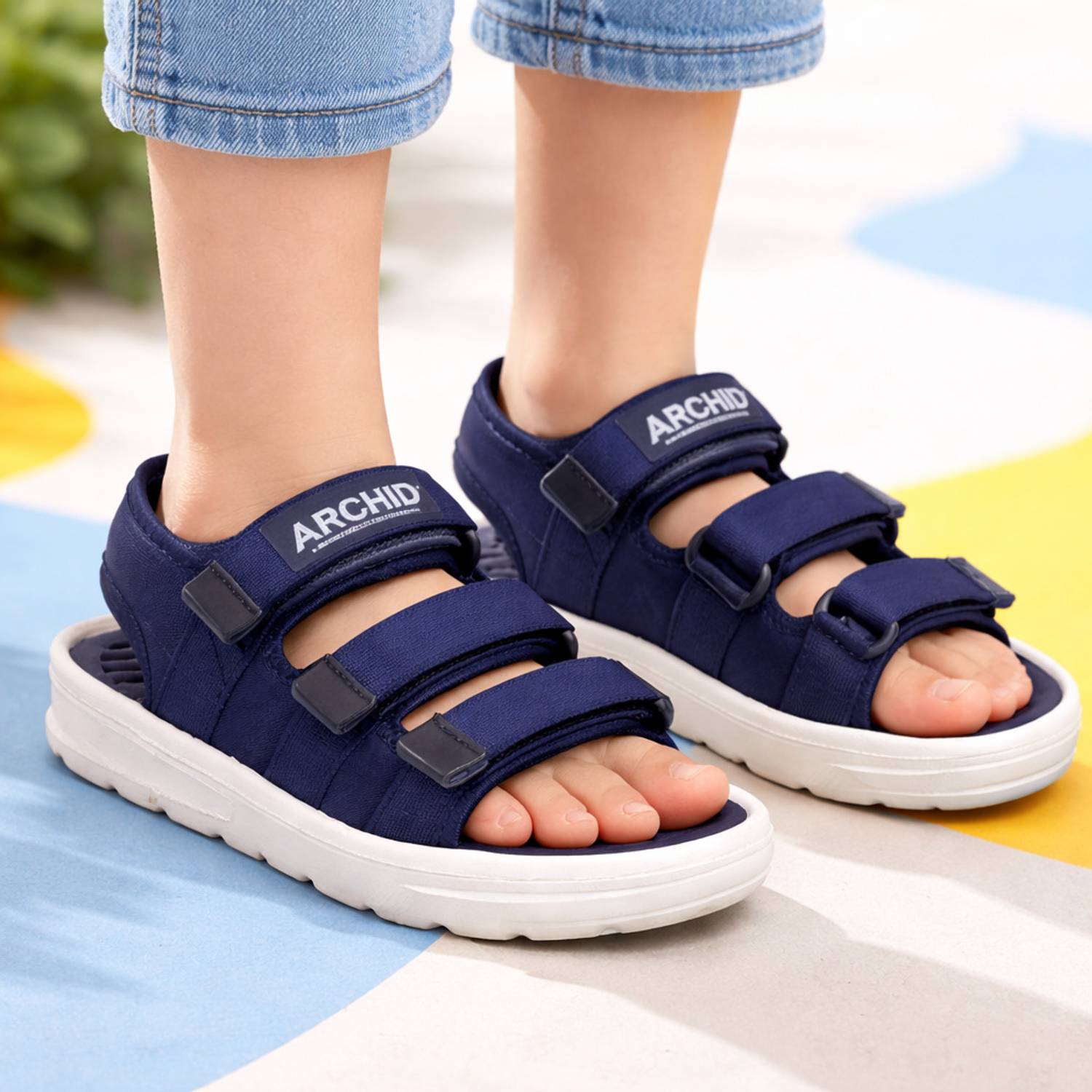 ARCHID Boys & Girls Velcro Flats