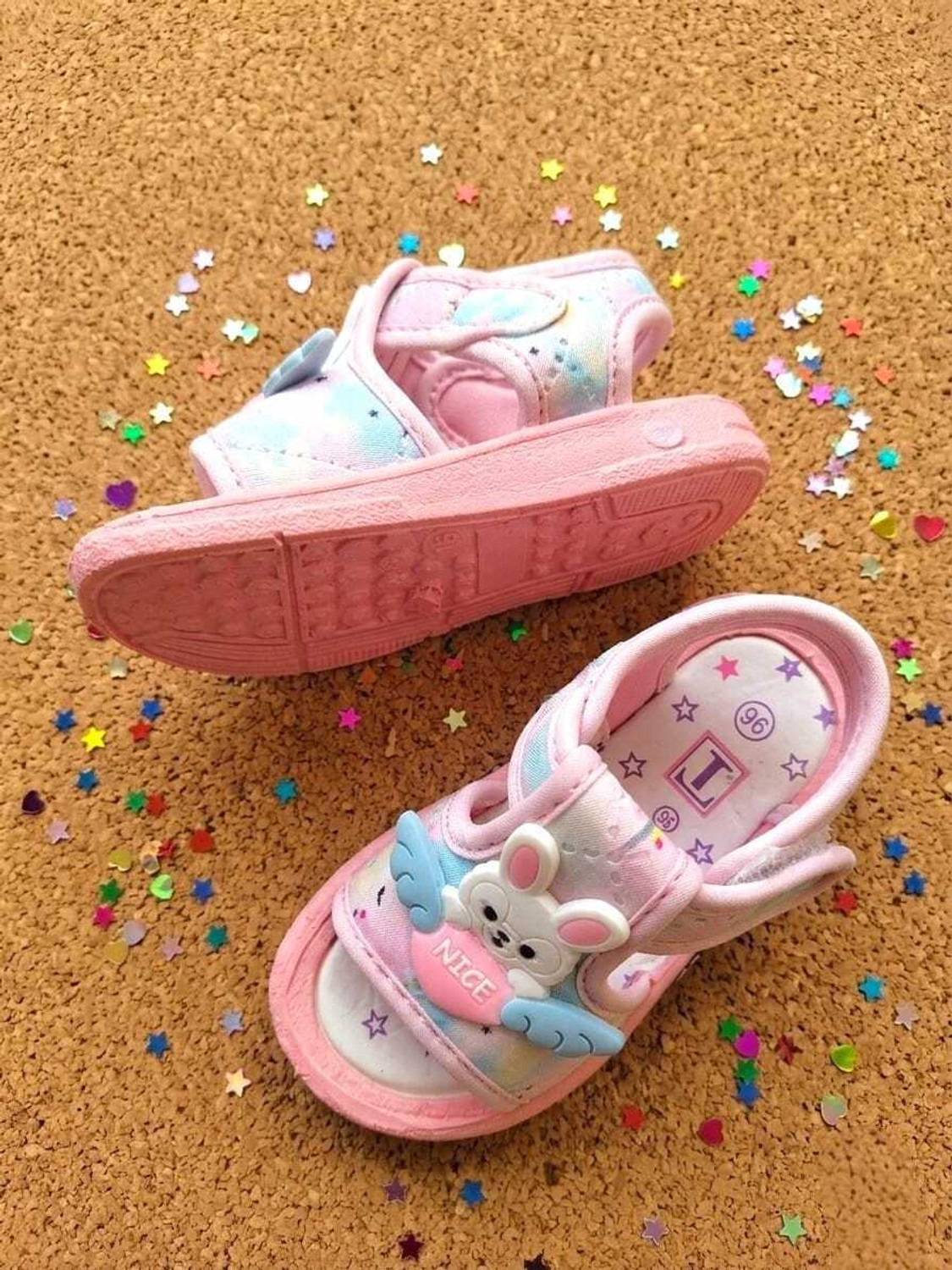 Image of YASAA Velcro Strappy Sandals For Boys & Girls (Pink, 9-12 Months)