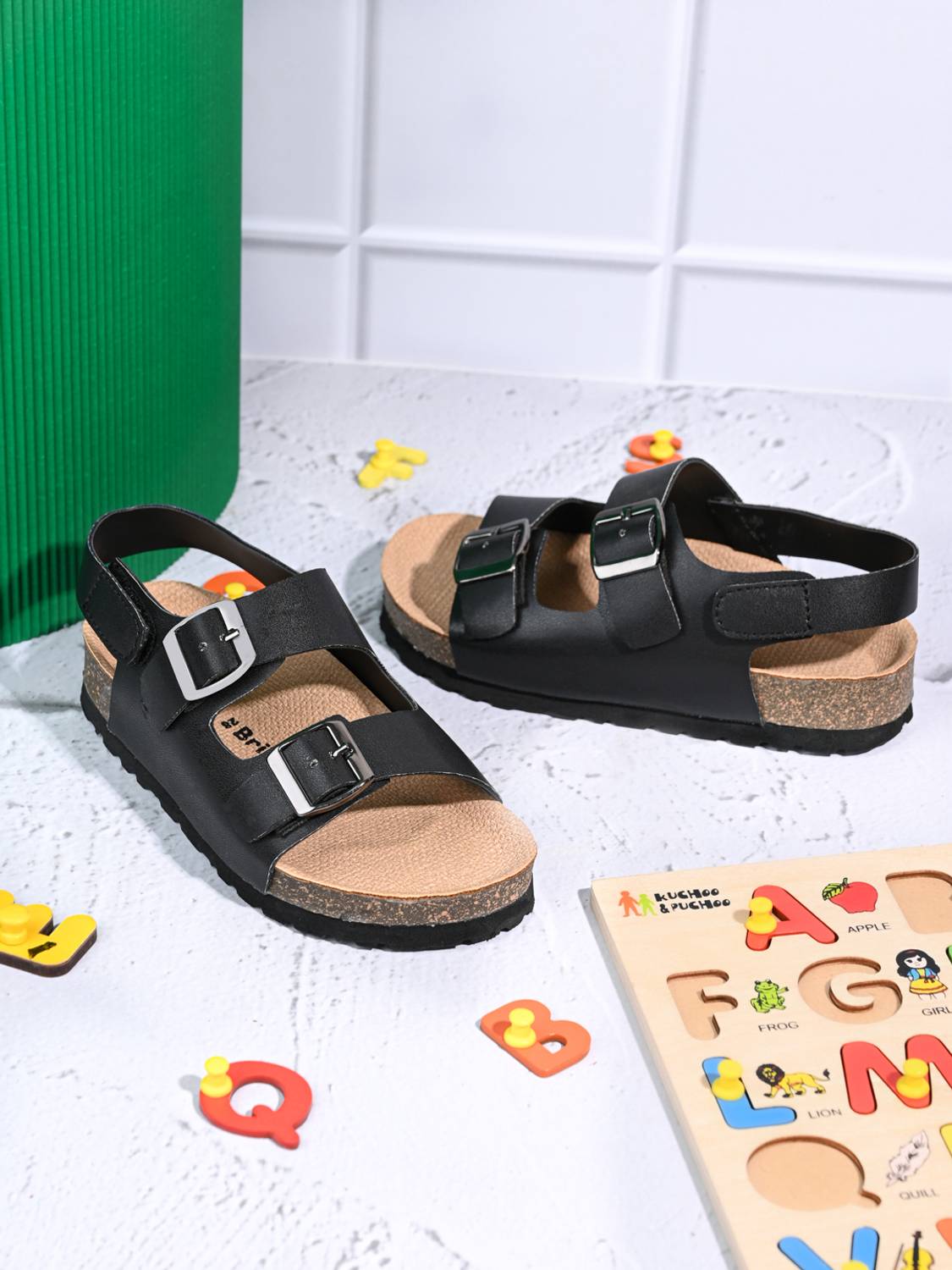 BRISKERS Boys & Girls Velcro Strappy Sandals