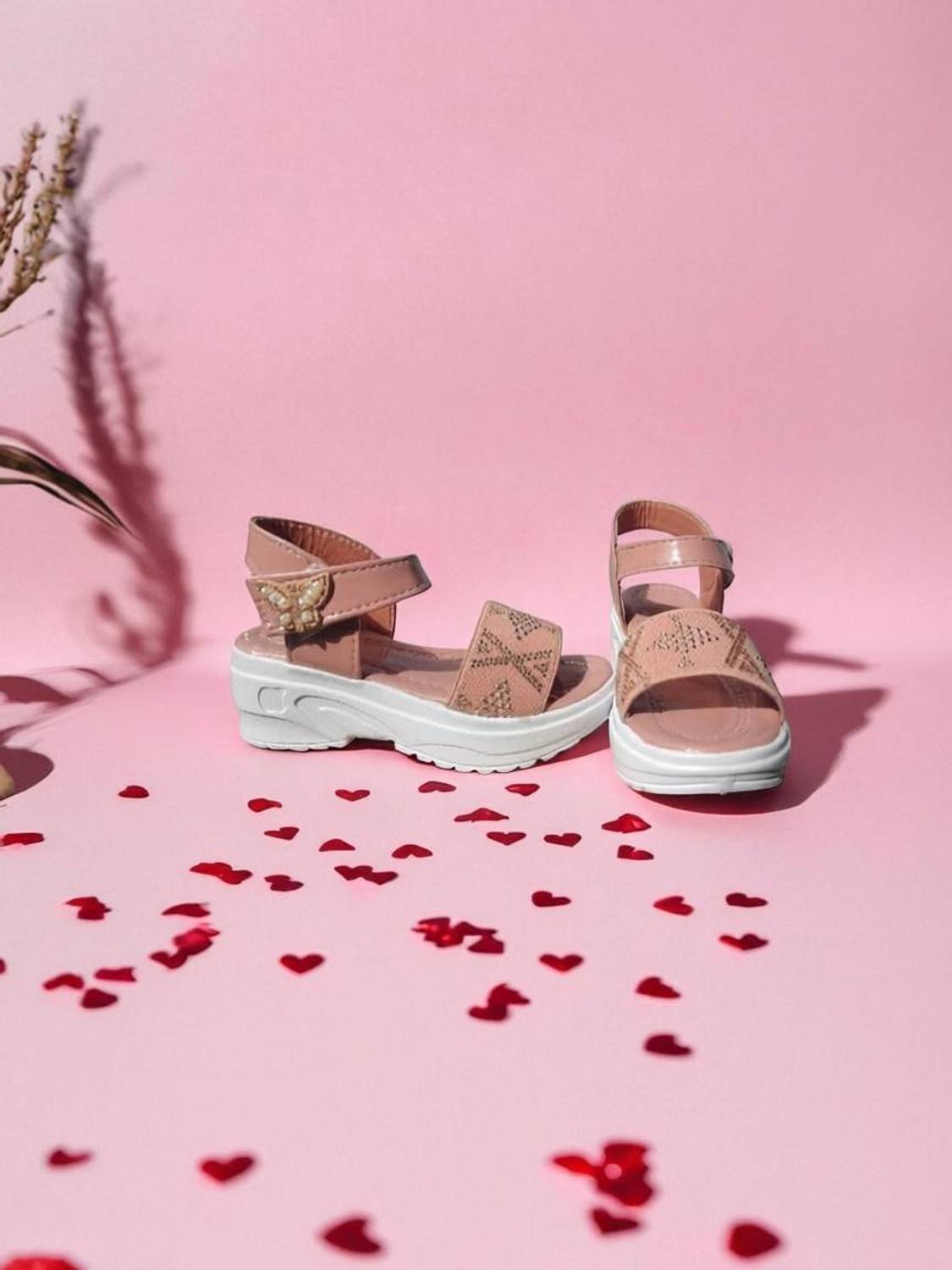 AW ALI WALI Motu Patlu Girls Velcro Heels