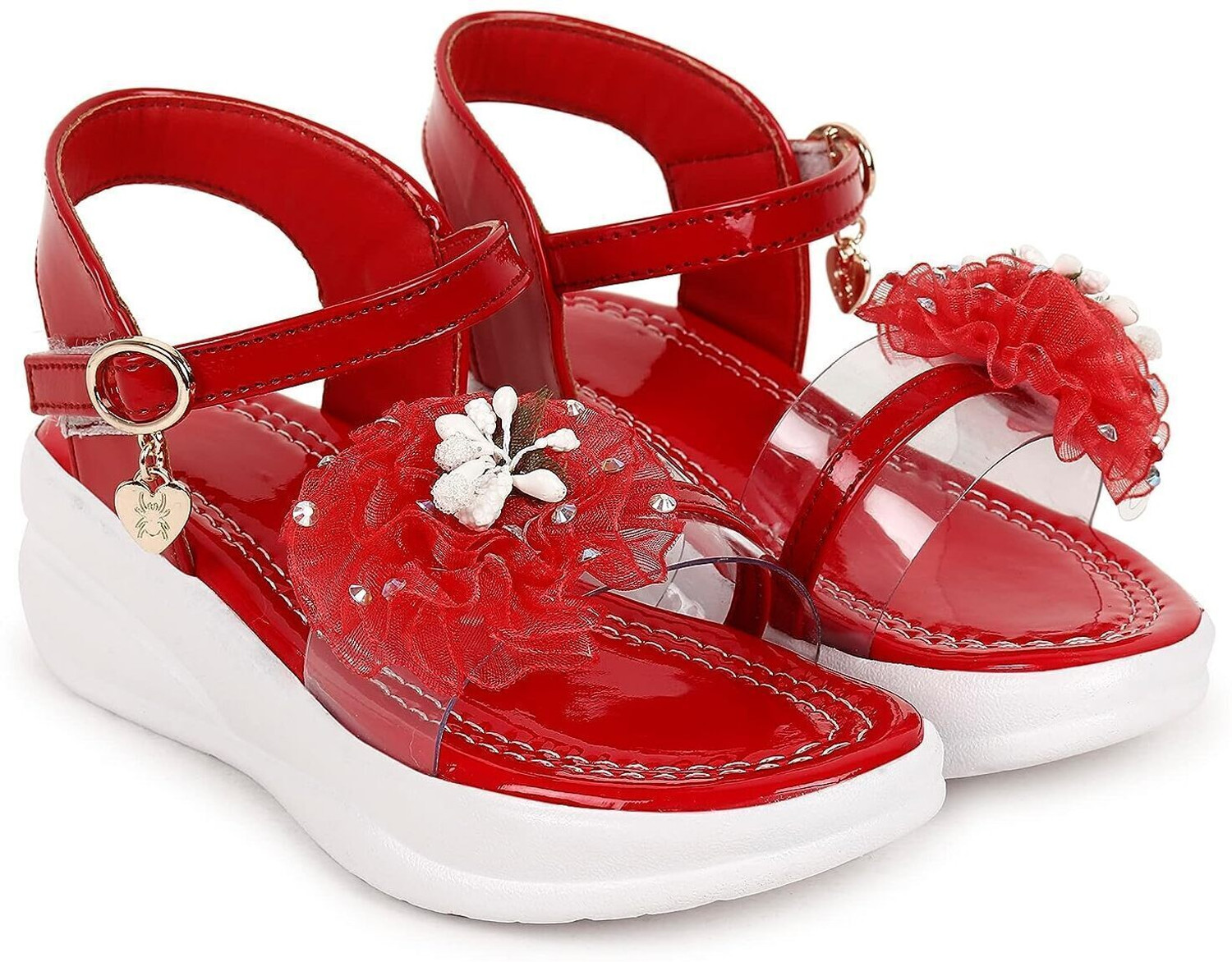 Image of Well Wear Girls Velcro Strappy Sandals