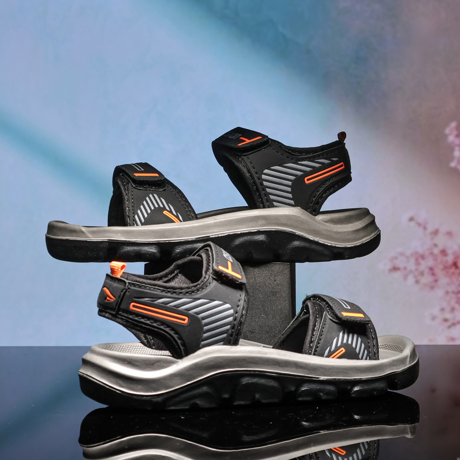 Image of asian Boys & Girls Velcro Sports Sandals