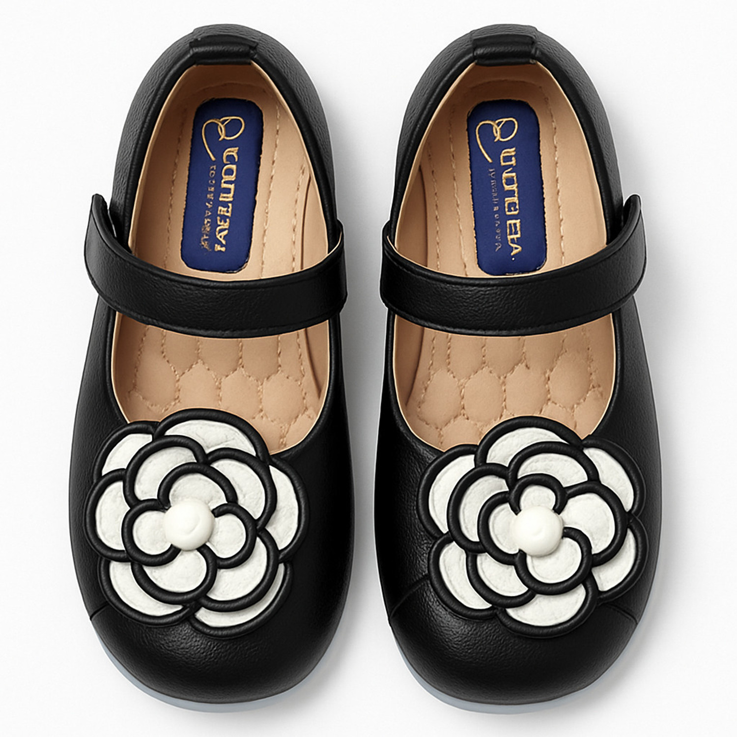 Image of footpedia Girls Velcro Flats