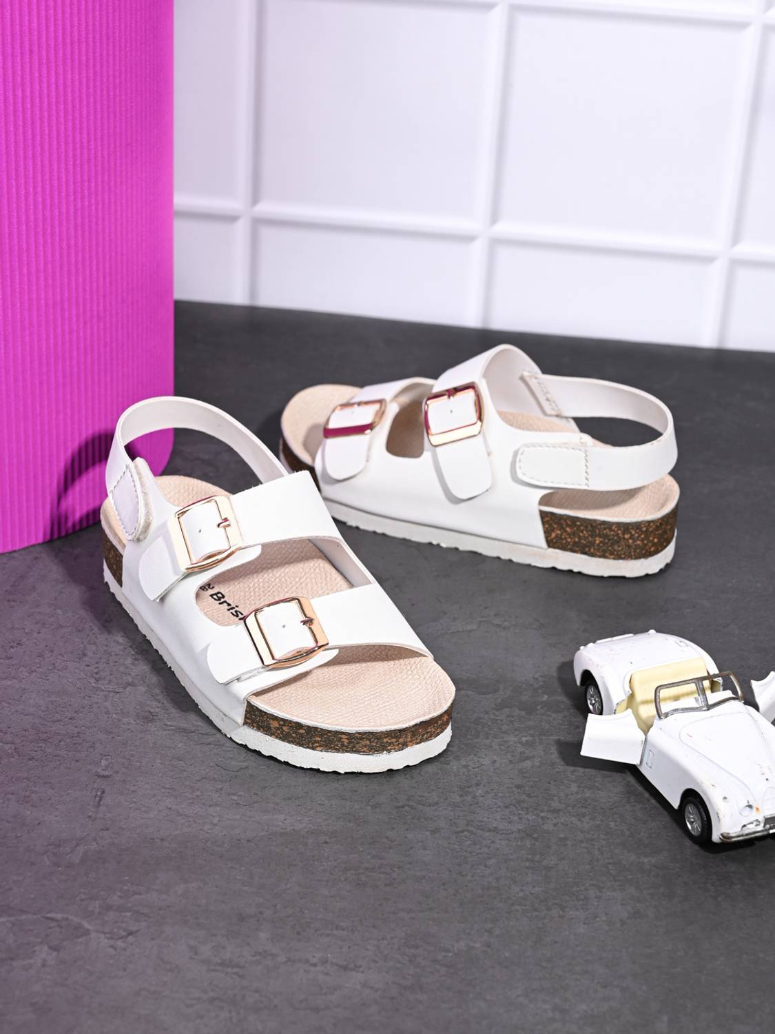 BRISKERS Boys & Girls Velcro Strappy Sandals