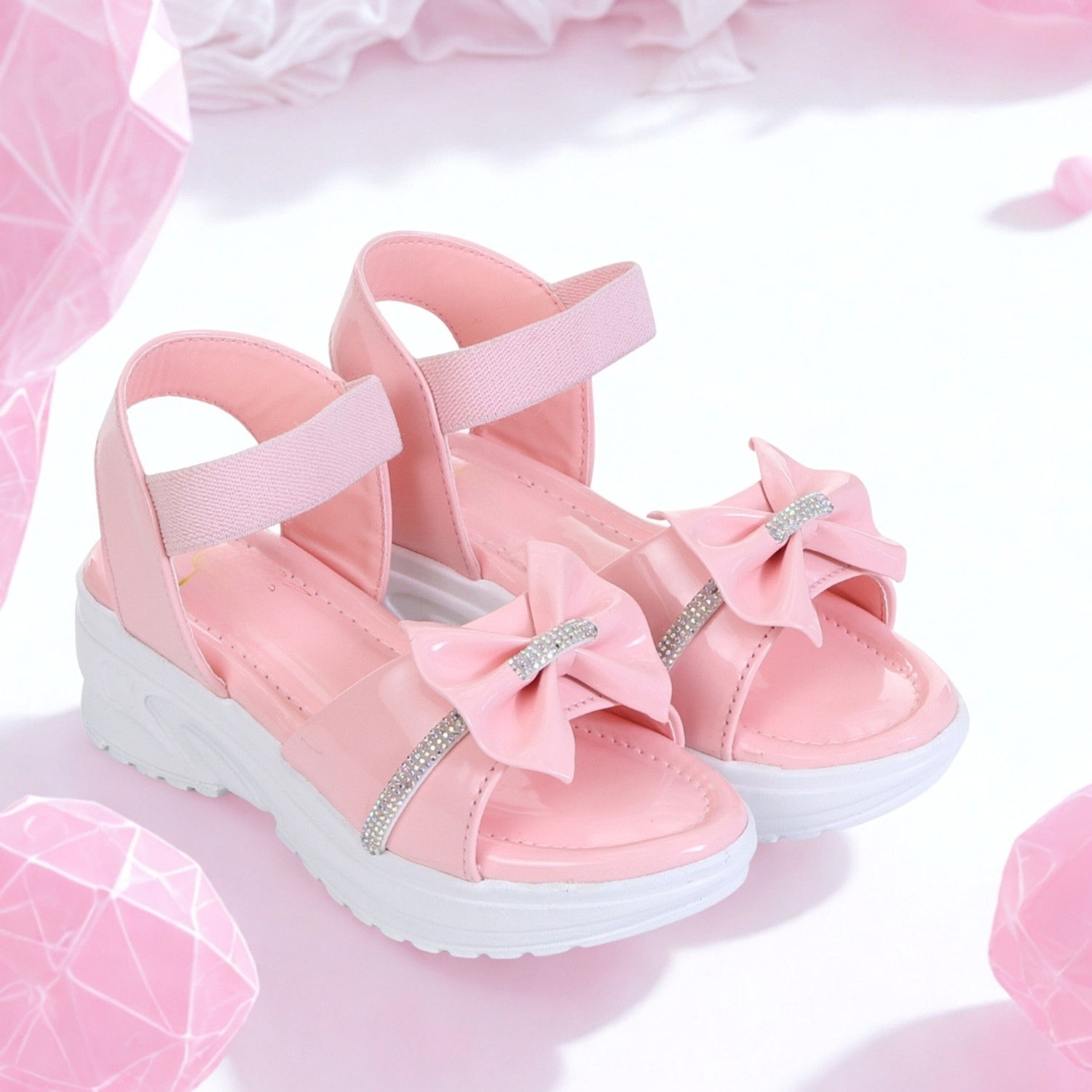 Image of Cozia Disney Princess Girls Velcro Wedges