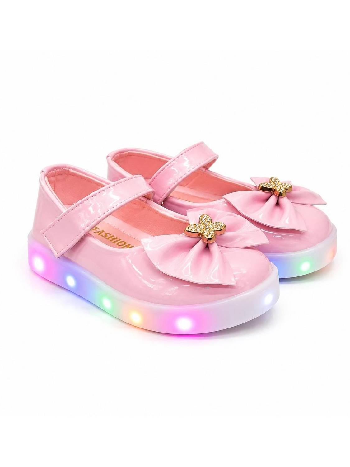 BABYWALKX Girls Velcro Mary Janes