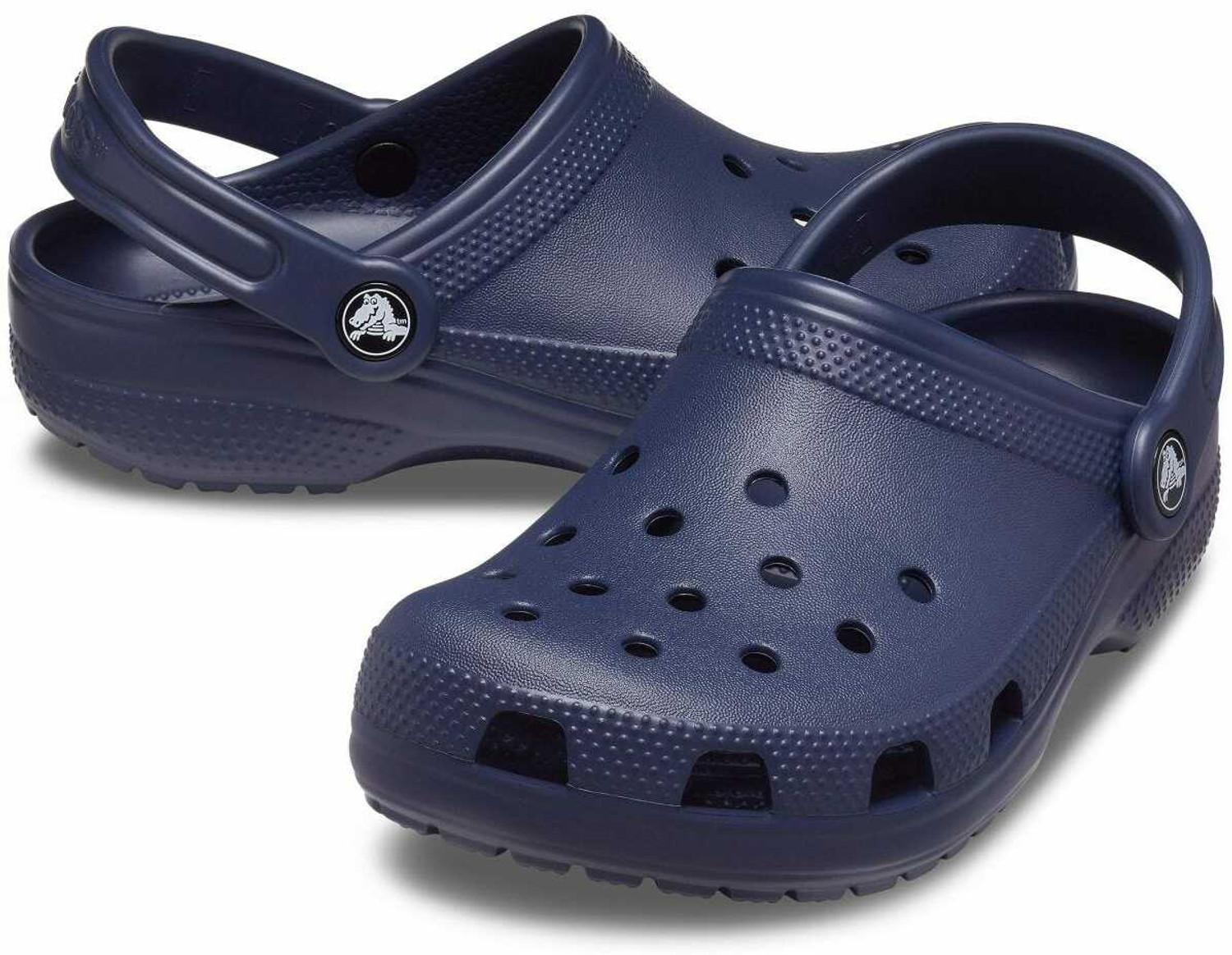 CROCS Sling Back Clogs For Boys & Girls (Dark Blue, 3.5-4 Years ...