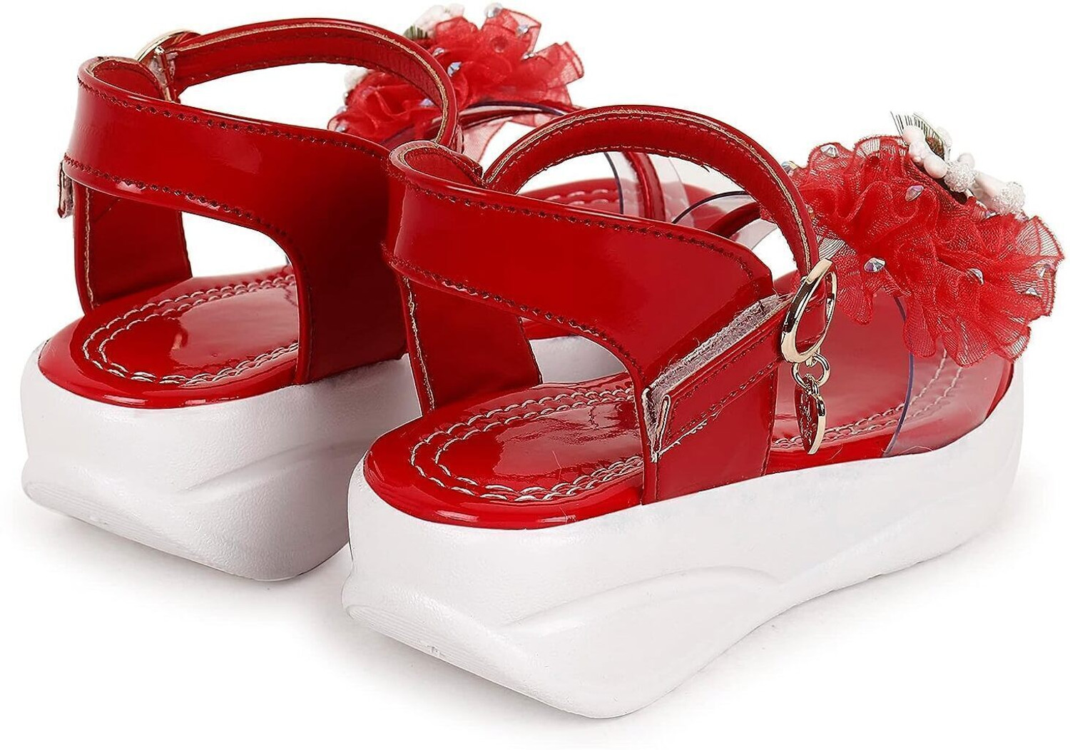 Image of Well Wear Girls Velcro Strappy Sandals