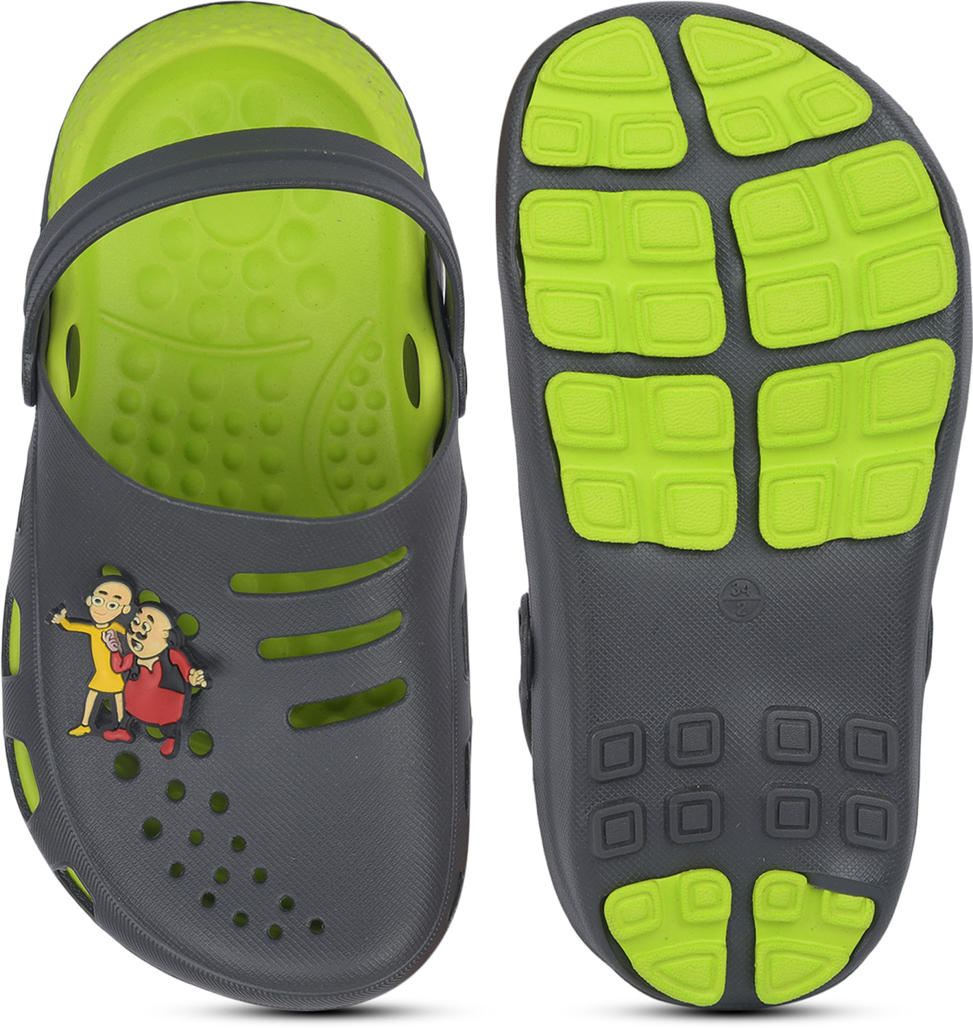 Image of action Motu Patlu Boys & Girls Velcro Sports Sandals