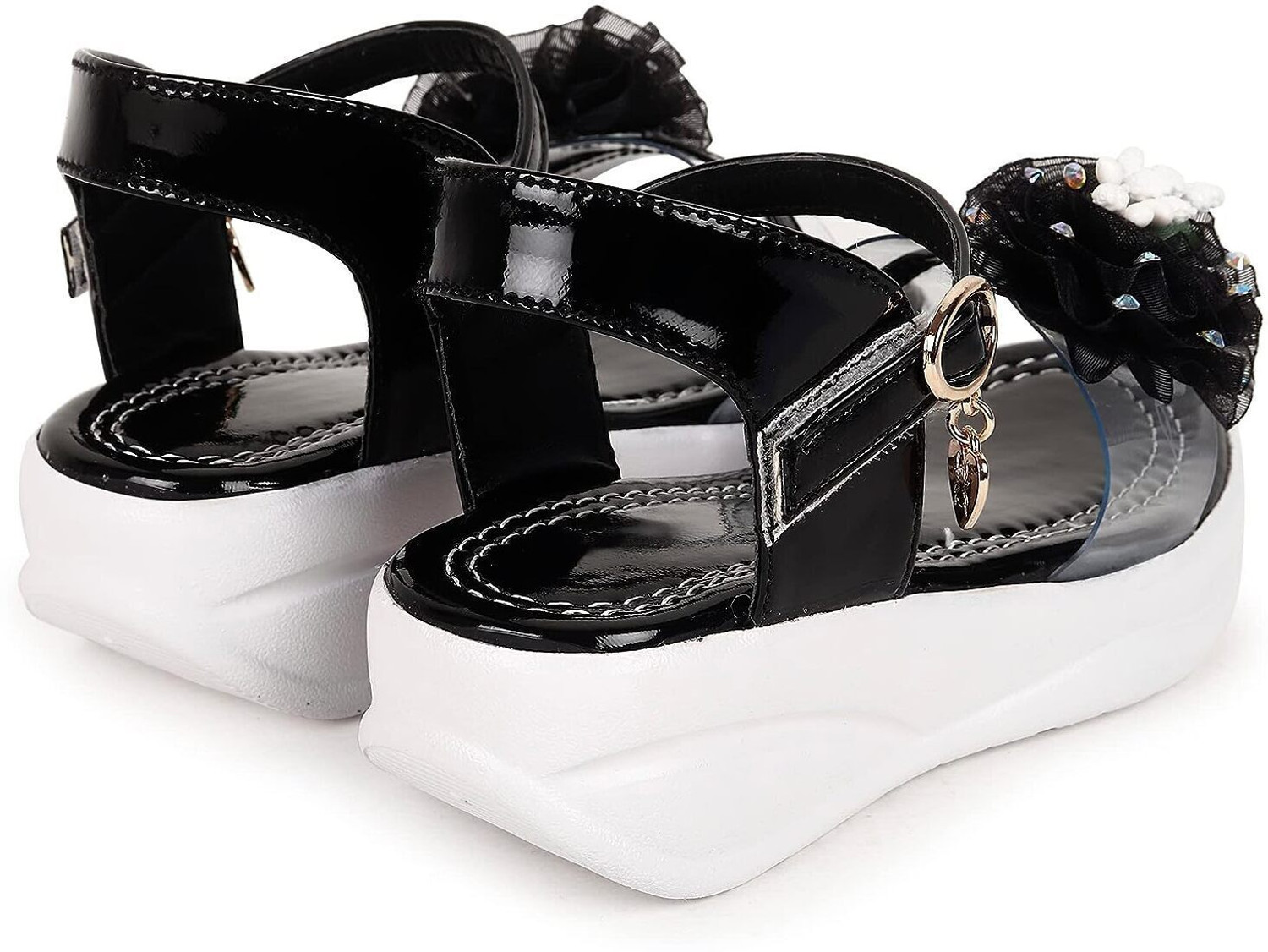 Image of Well Wear Girls Velcro Strappy Sandals