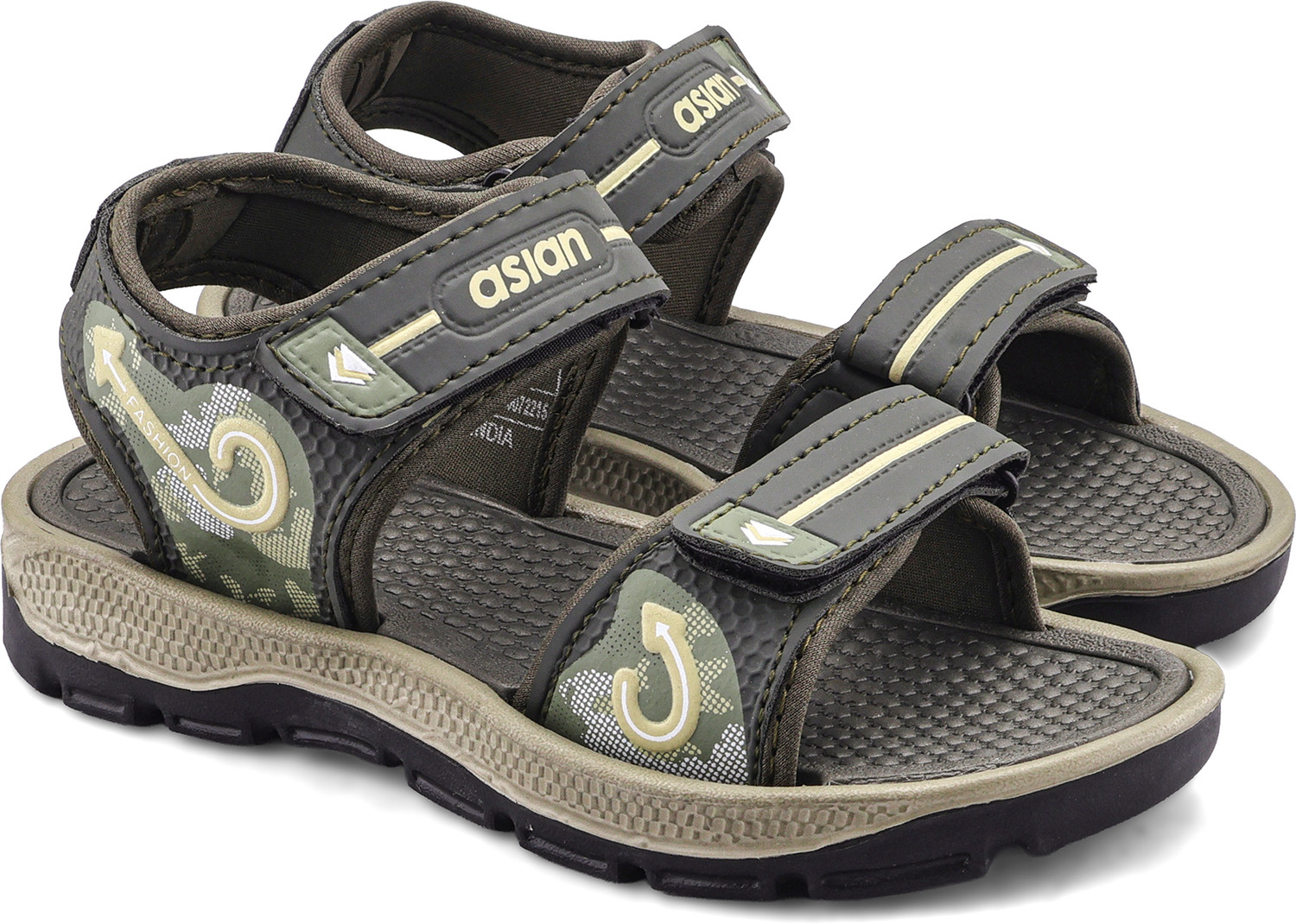 Image of asian Boys & Girls Velcro Sports Sandals
