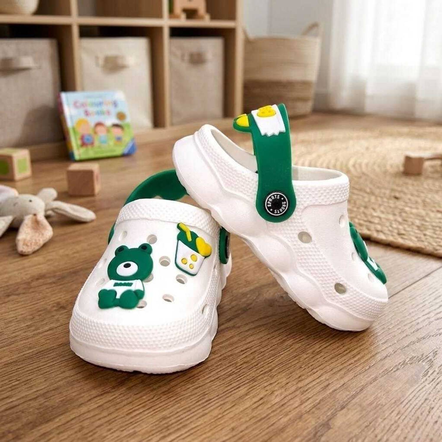 BINOS Boys & Girls Sling Back Clogs