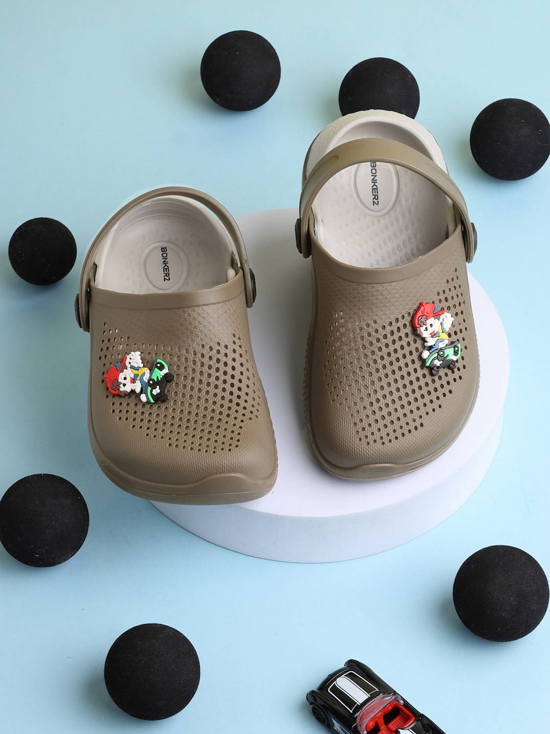 Bonkerz Boys & Girls Strap Clogs