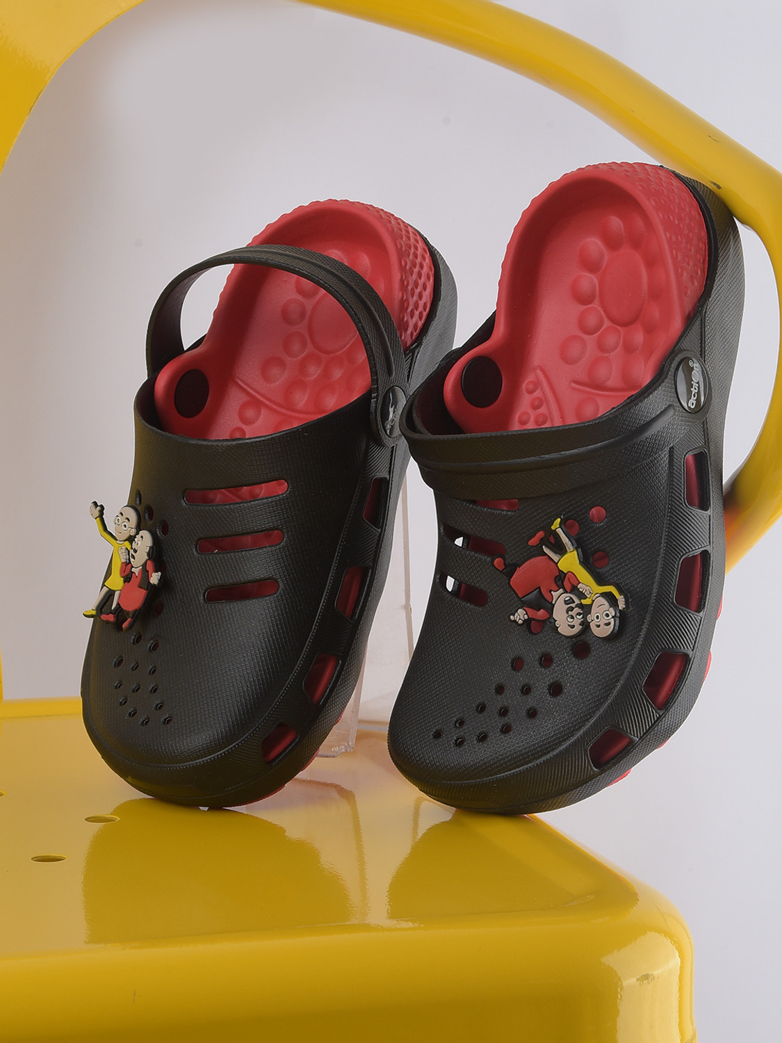 Image of action Motu Patlu Boys & Girls Velcro Sports Sandals