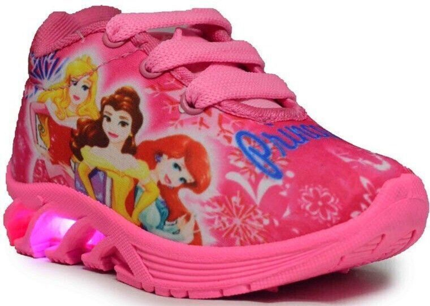 Image of BUNNIES Disney Princess Girls Lace LED Shoes