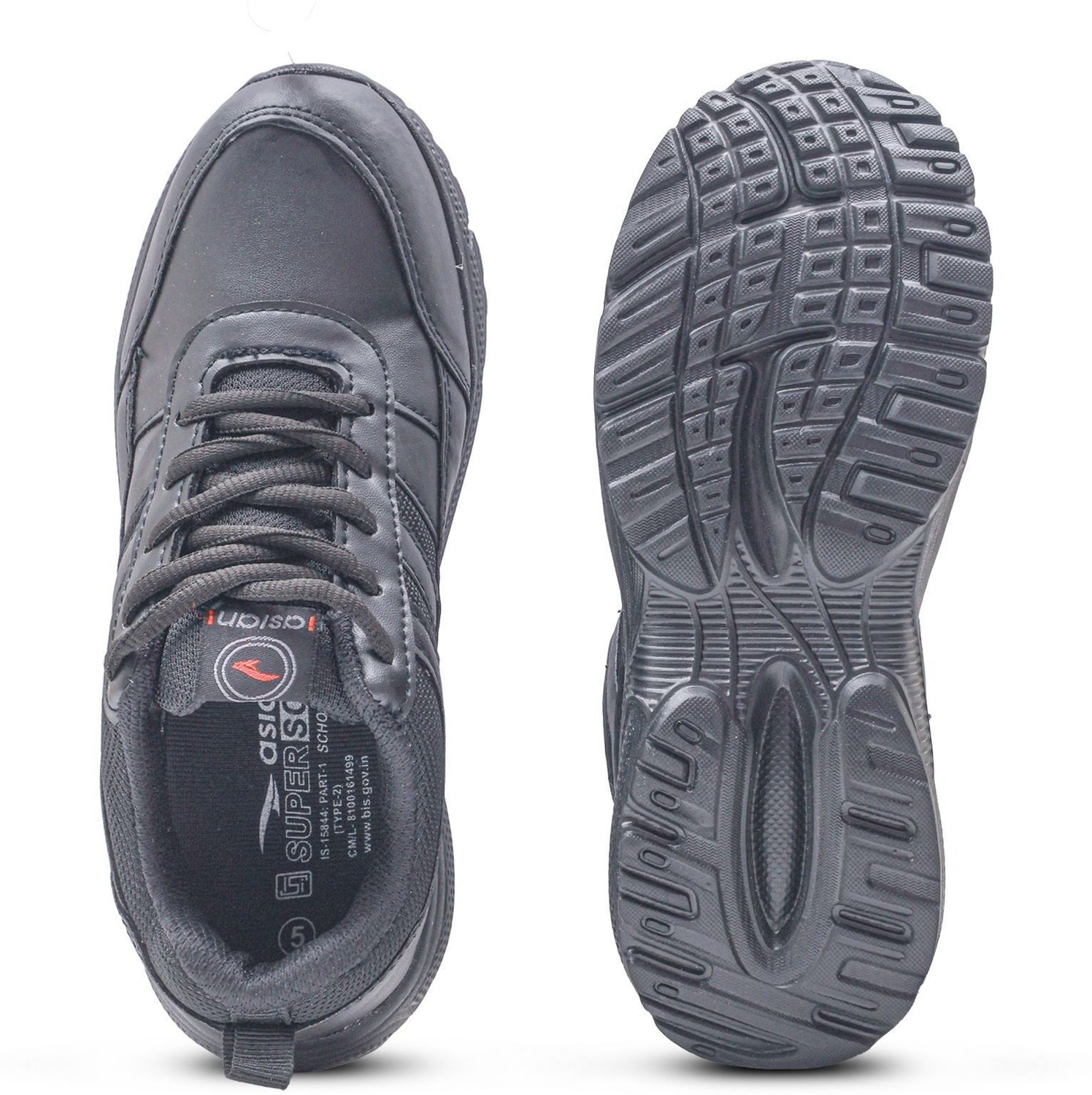 Image of asian Boys Lace School Shoes