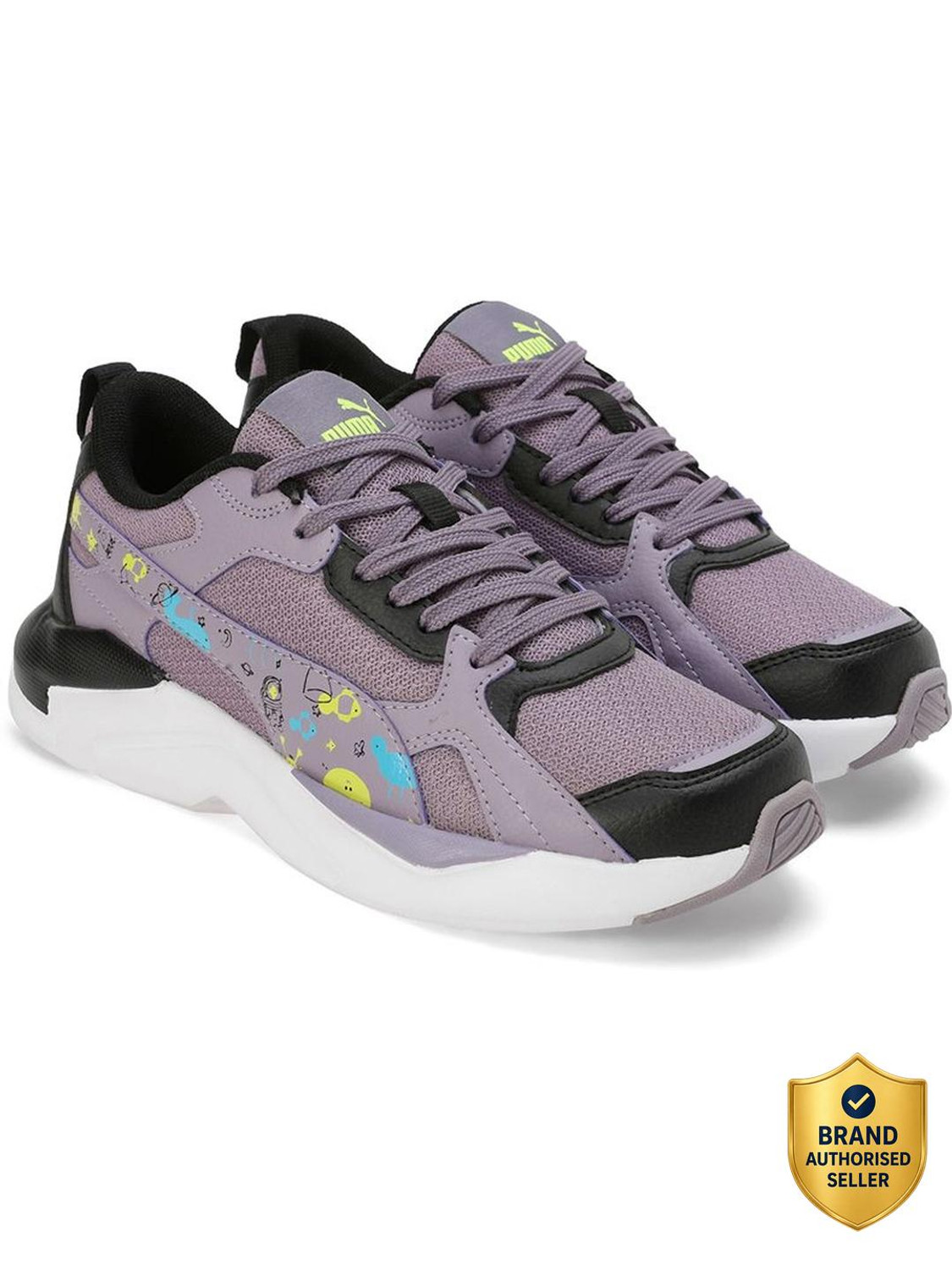 Image of PUMA X- RAY Zinggo Youth Minnions Boys & Girls Lace Sneakers