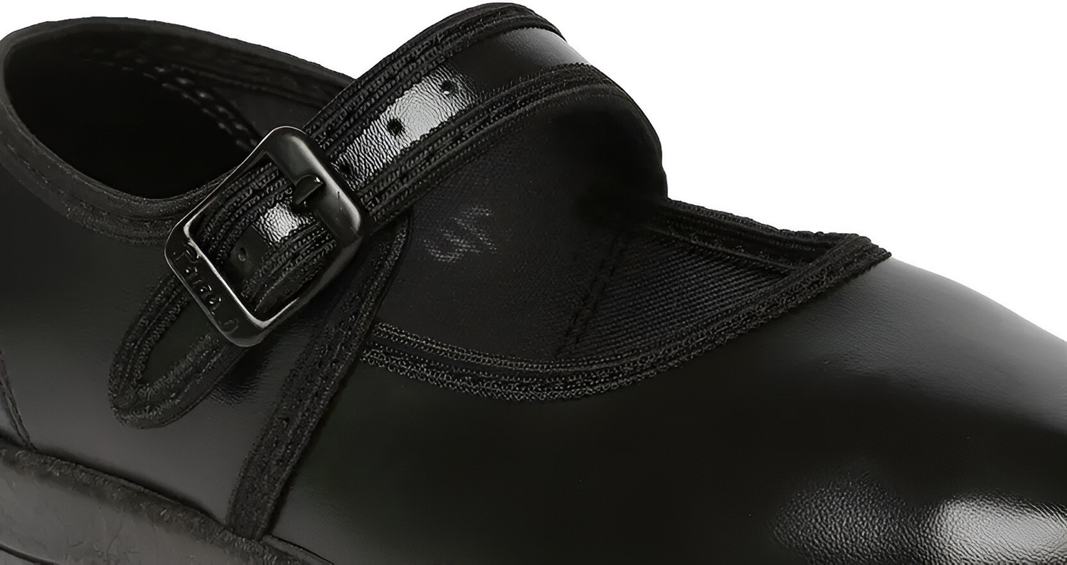 Image of Trendmode Girls Strap School Ballerinas