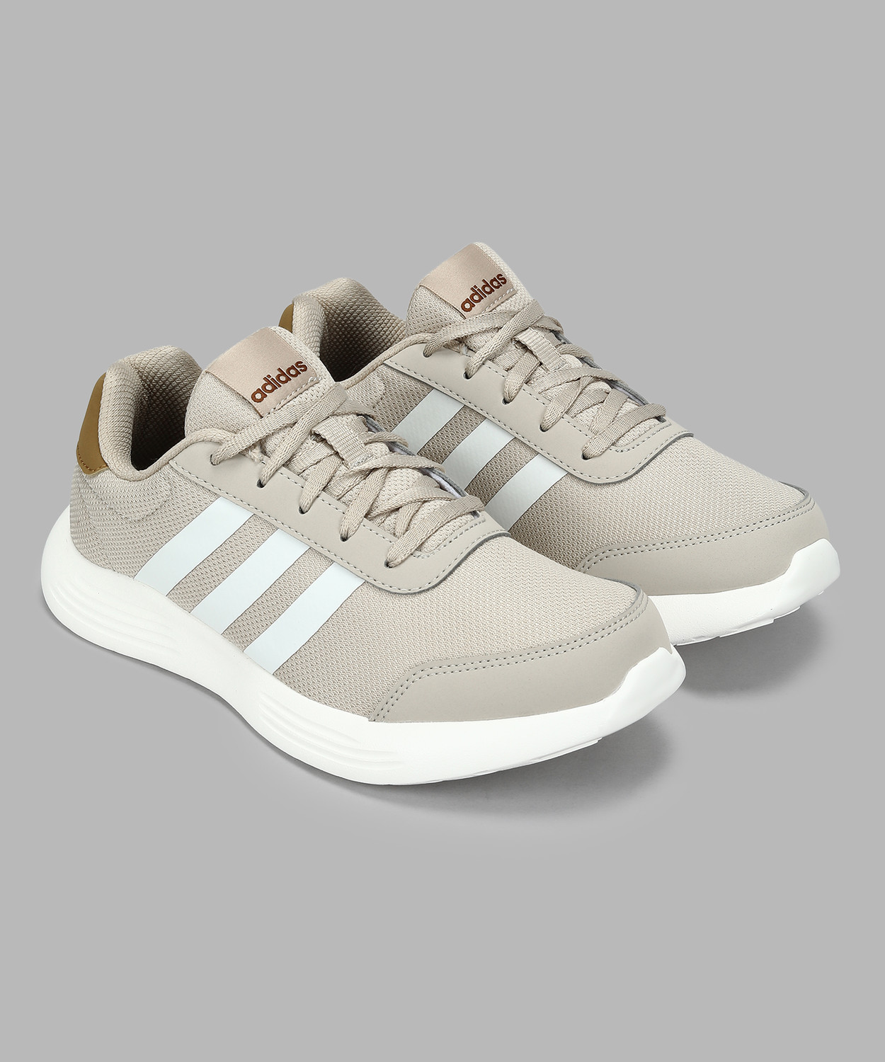 Image of ADIDAS Lace Walking Shoes For Boys & Girls (Beige, 13-14 Years)