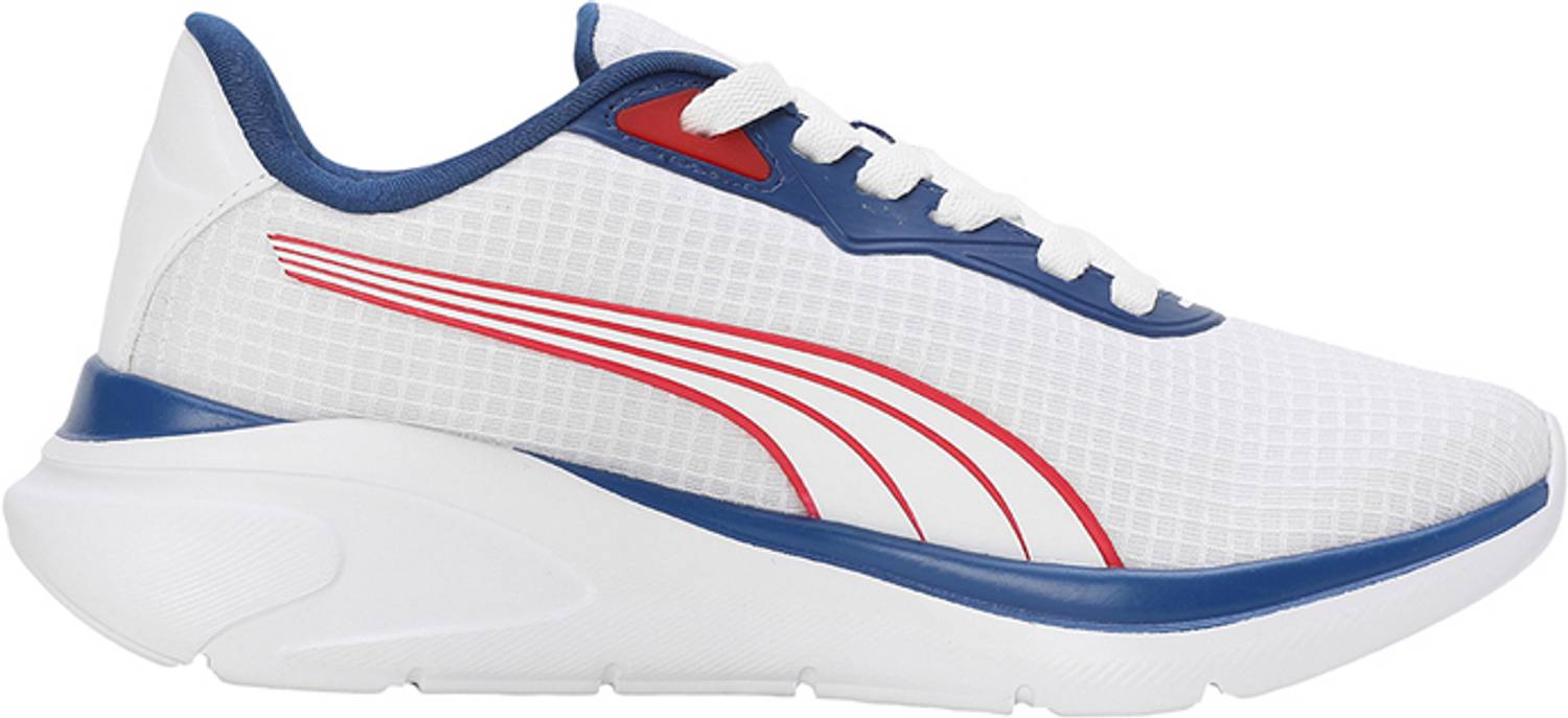 PUMA Boys & Girls Lace Running Shoes White - Image 3