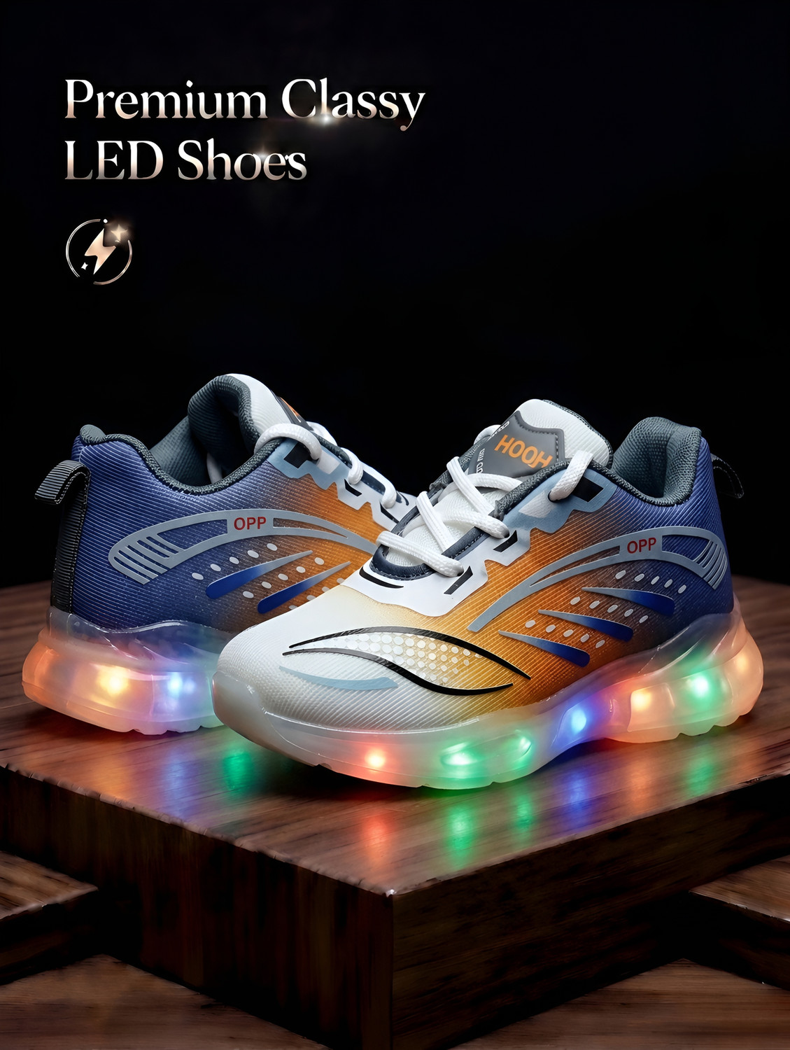 HOOH - Now comfort in fashion Boys & Girls Lace Sneakers