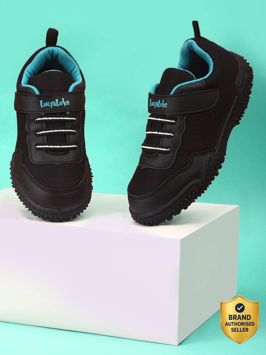 LIBERTY Lucy & Luke By Liberty QUICK-1 Boys Lace Running Shoes