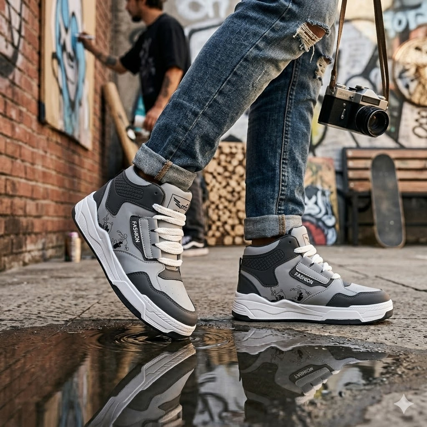 Image of Birde Looney Toons Boys Lace Sneakers