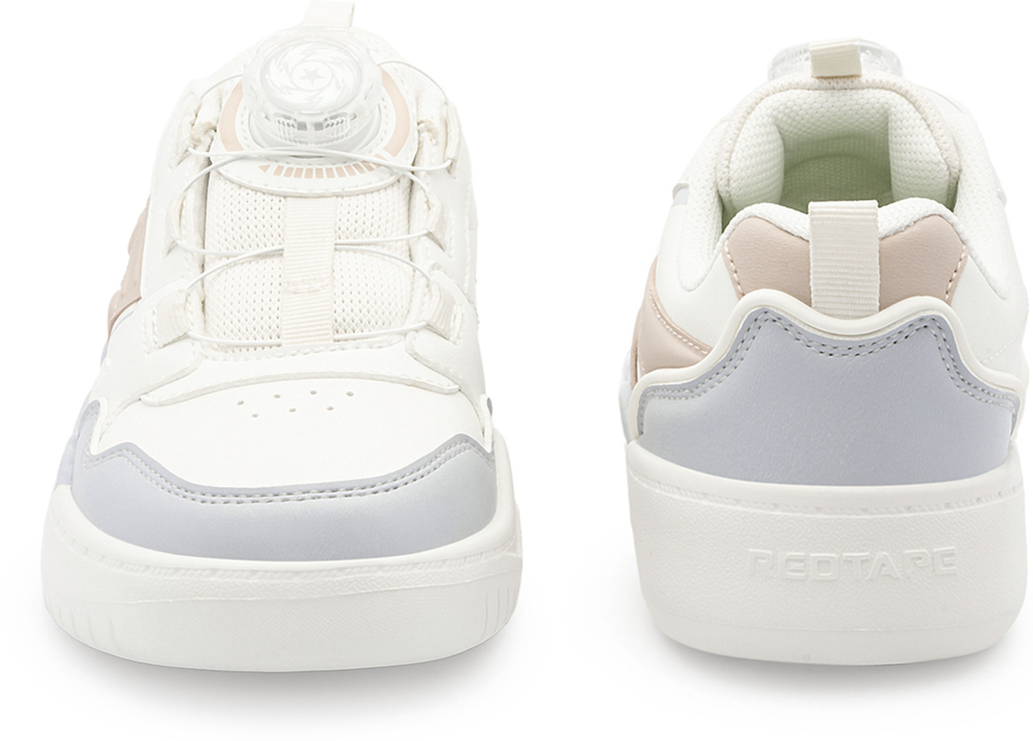 Image of RED TAPE Drawstring Sneakers For Boys & Girls (White, 8-9 Years)