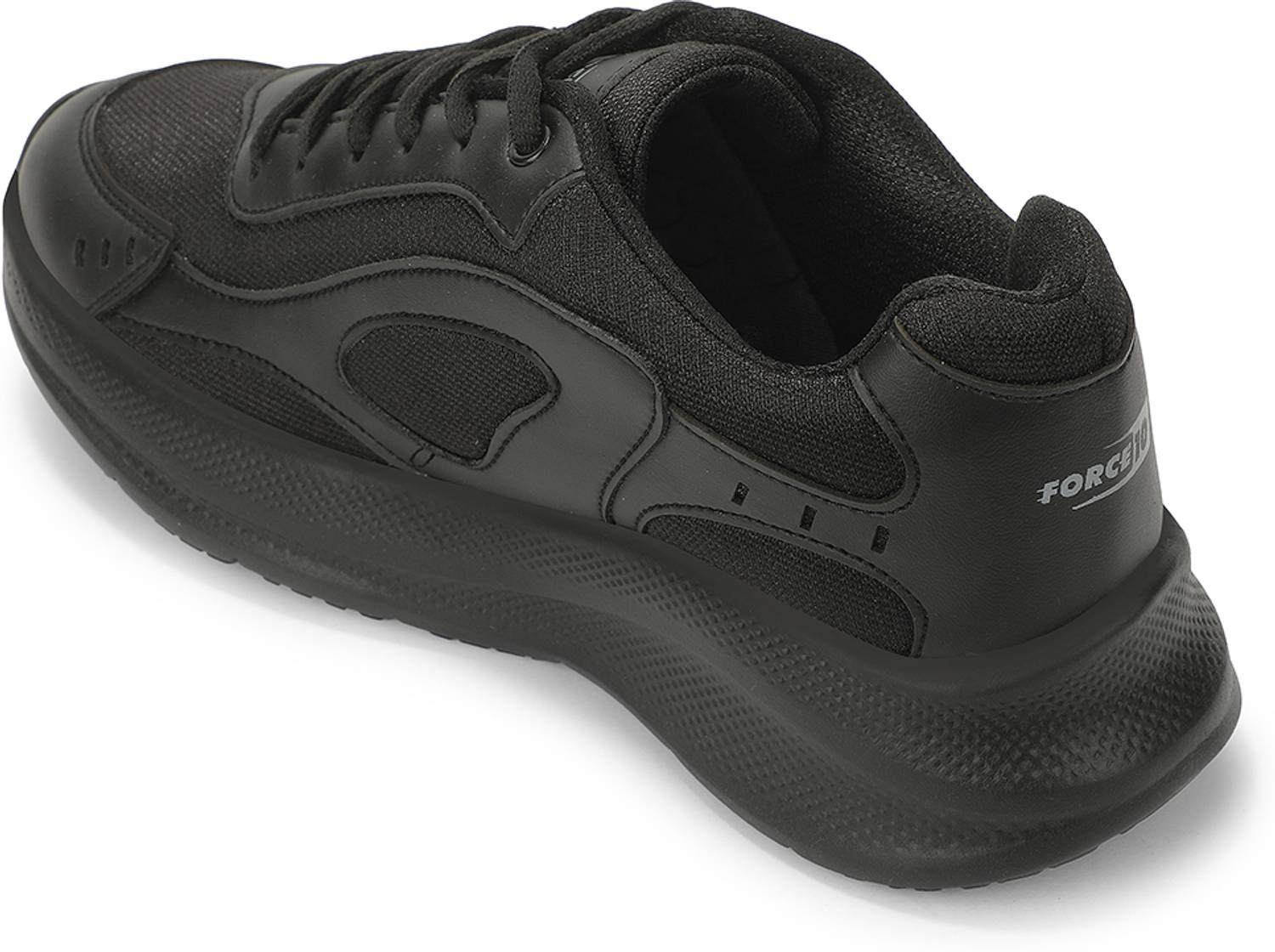 LIBERTY Boys & Girls Lace School Shoes Black - Image 3