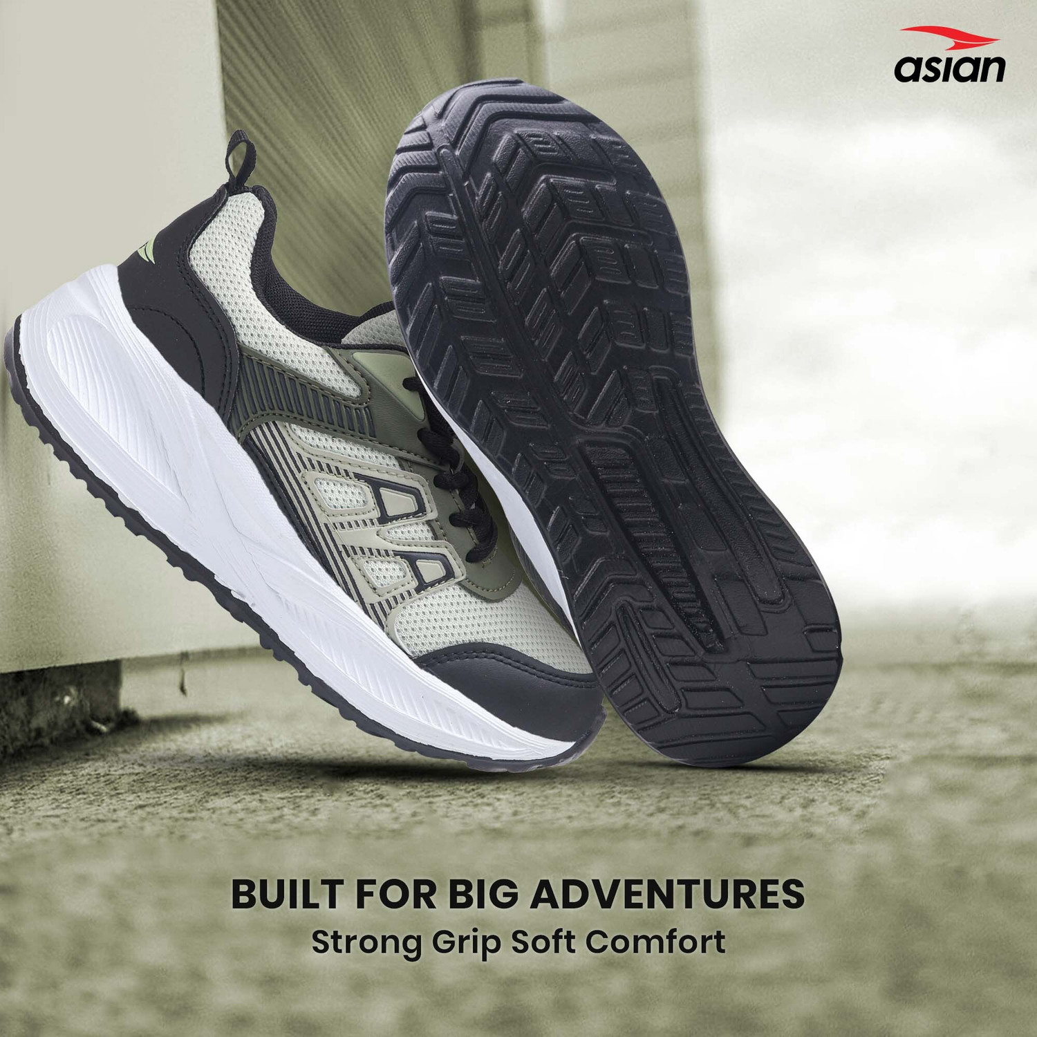 Image of asian Boys & Girls Lace Running Shoes