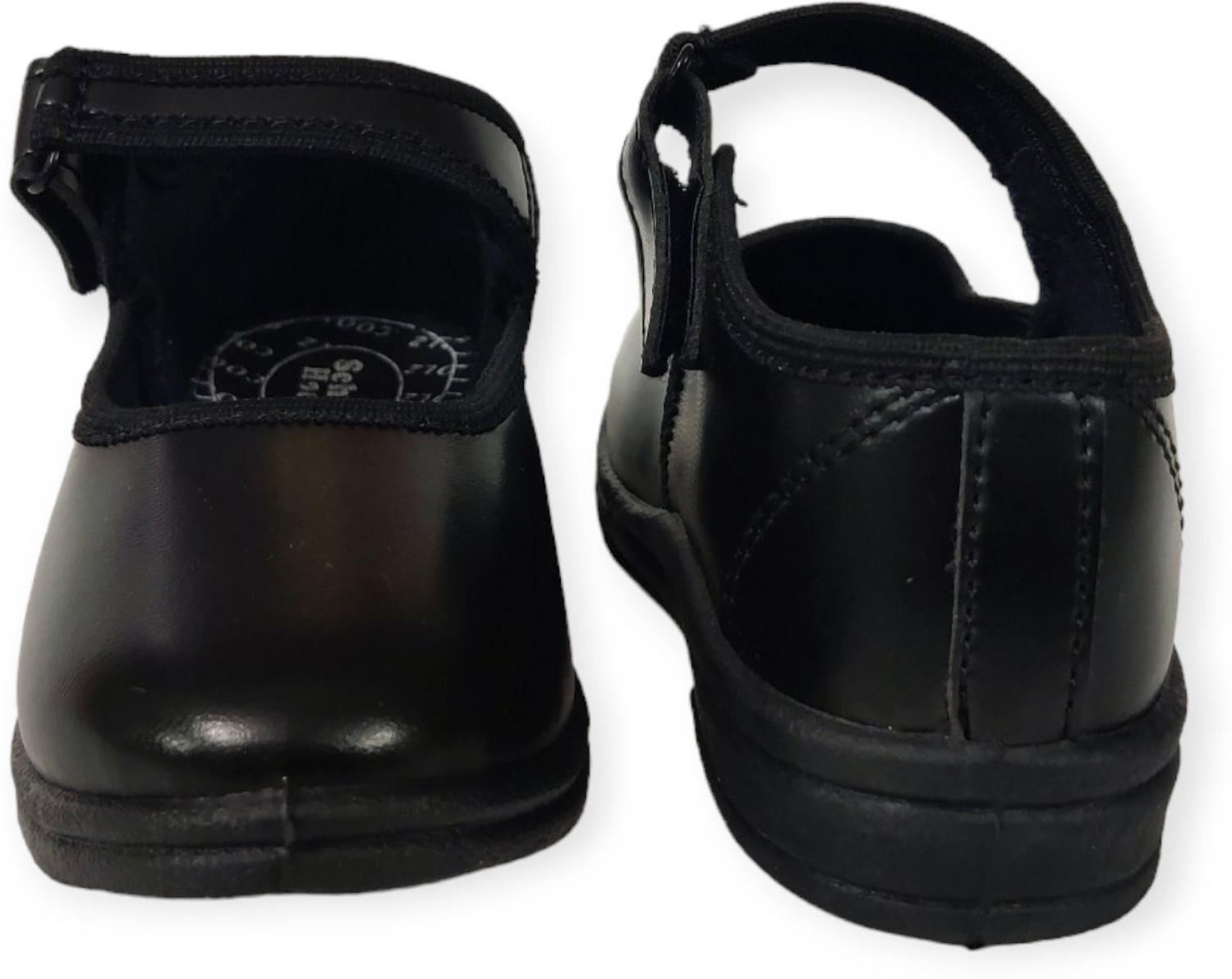 Image of school hours Girls Velcro Ballerinas