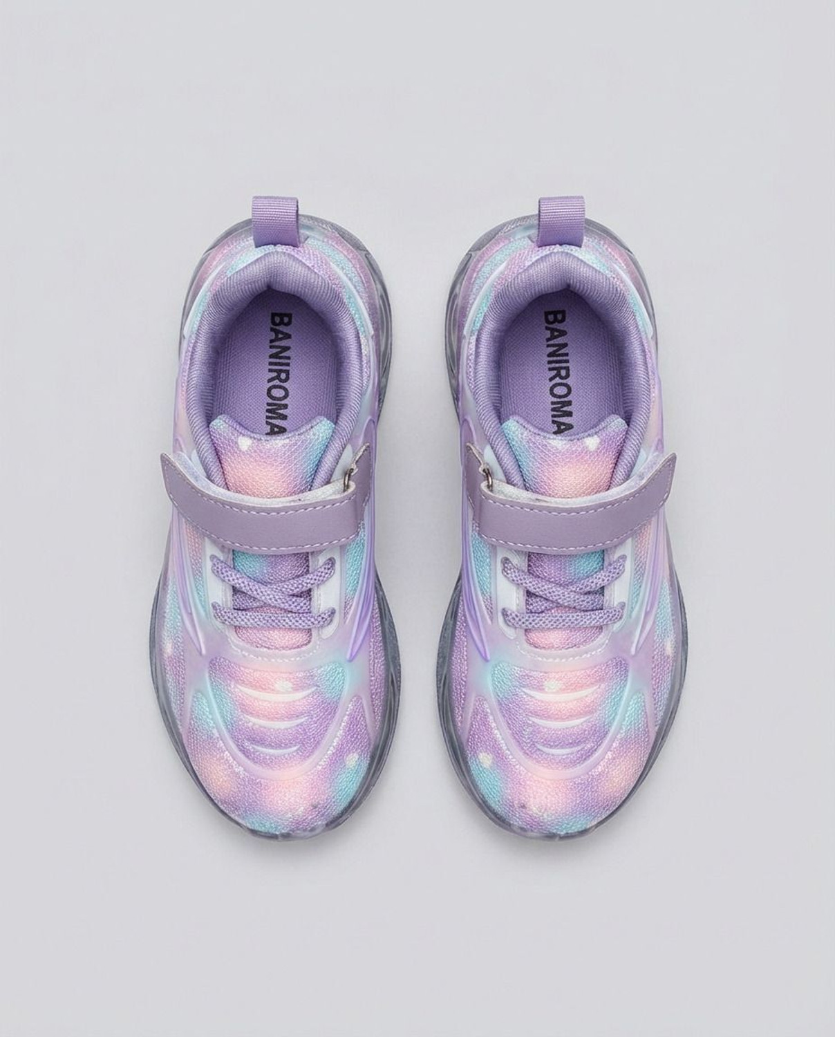 Image of Baniroma Girls Velcro LED Shoes