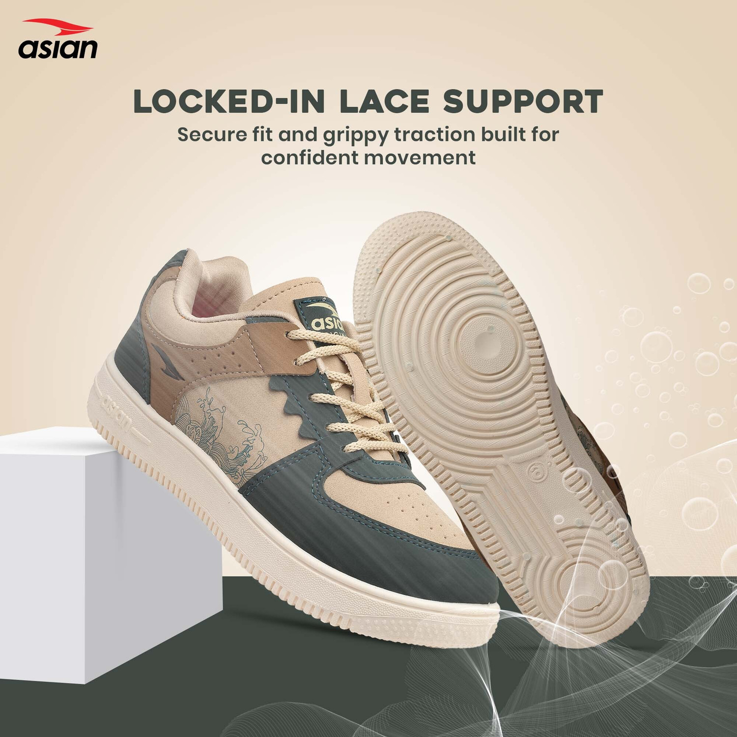 Image of asian Boys Lace Sneakers