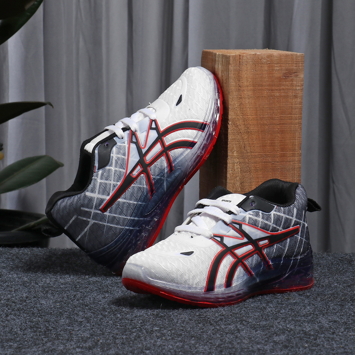 Image of OUNIK STYLE Boys Lace Running Shoes