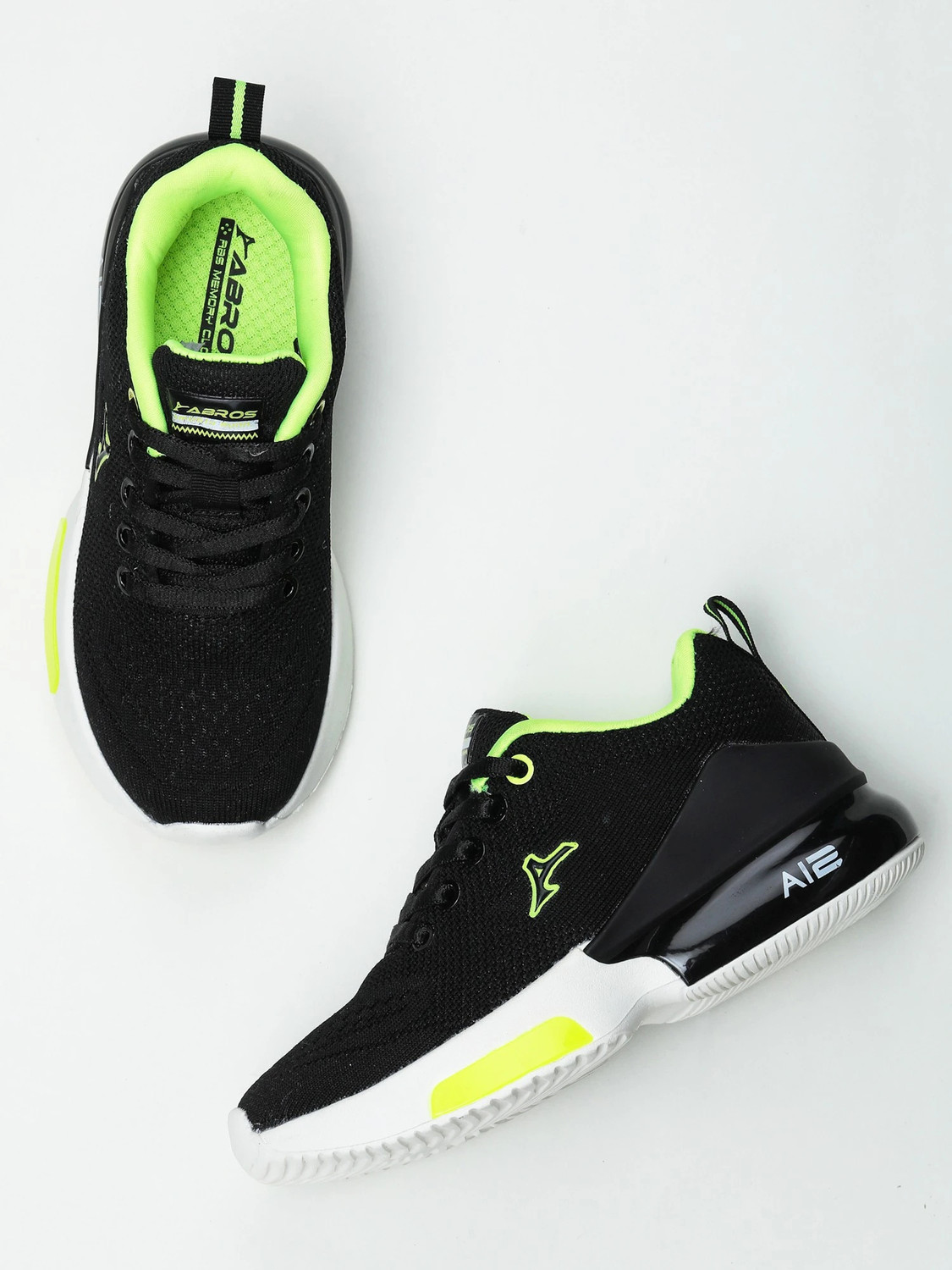 Image of Abros AI 2 N KIDS Boys & Girls Lace Walking Shoes