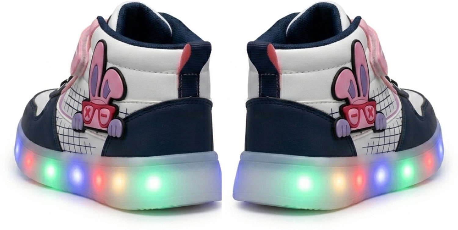Image of Santhanakid Velcro Dancing Shoes For Boys & Girls (Blue, 3.5-4 Years)