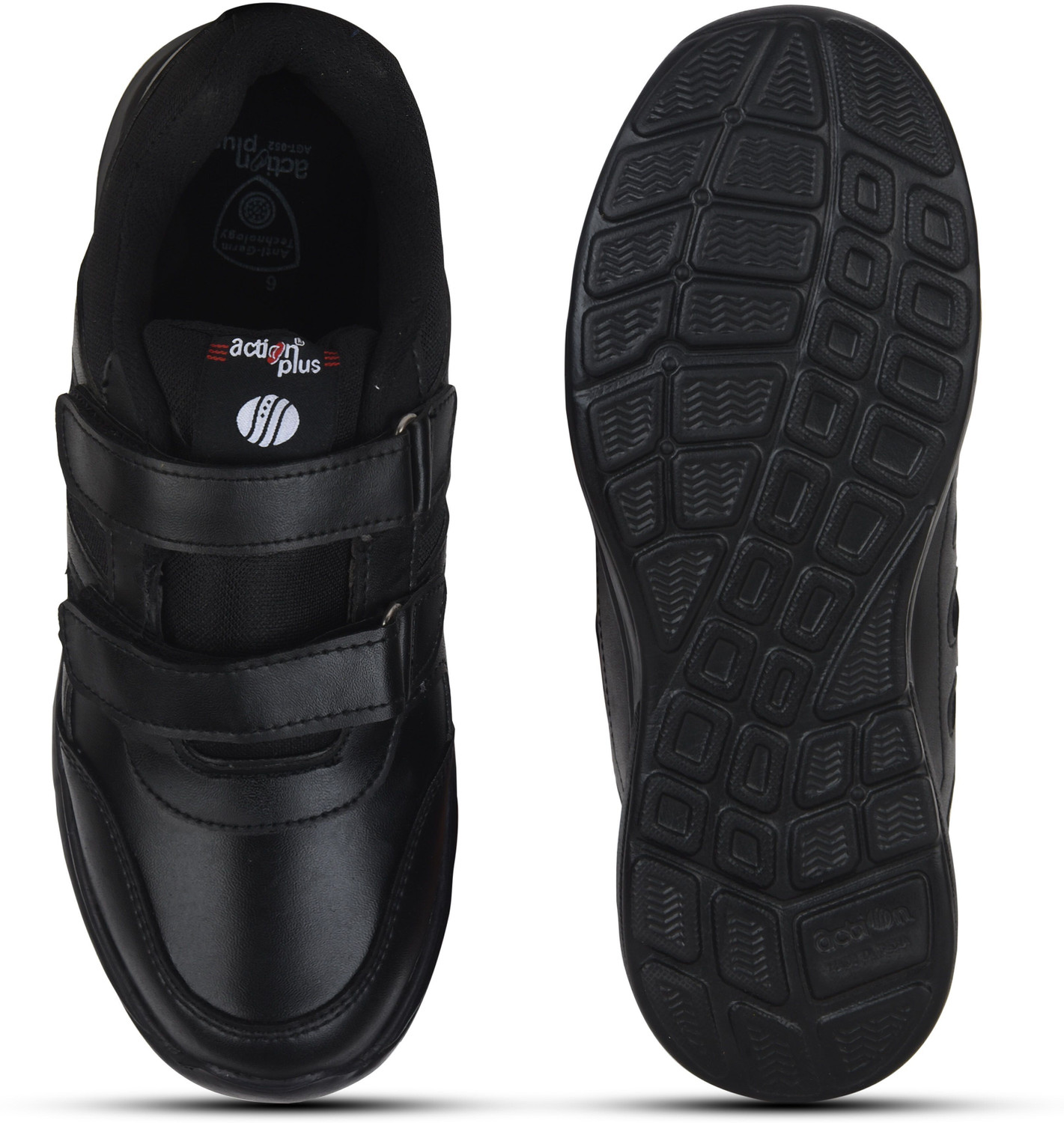 Image of Action Plus Boys & Girls Velcro School Shoes