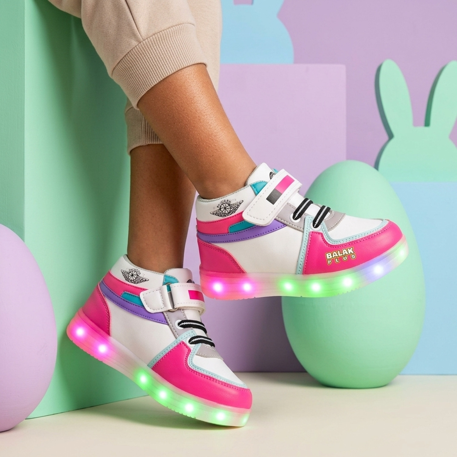 Image of BALAKPLUS Boys & Girls Velcro Sneakers