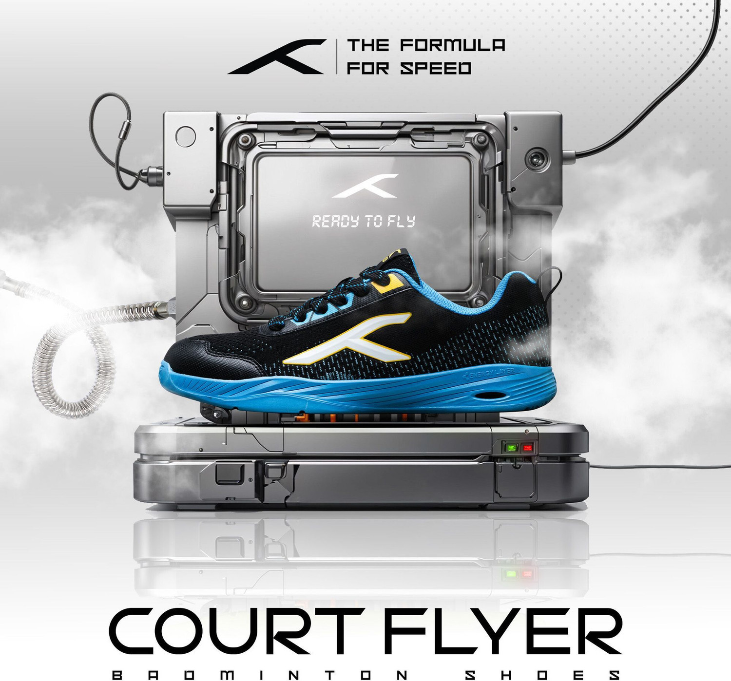 Image of Hundred Boys & Girls Lace Badminton Shoes