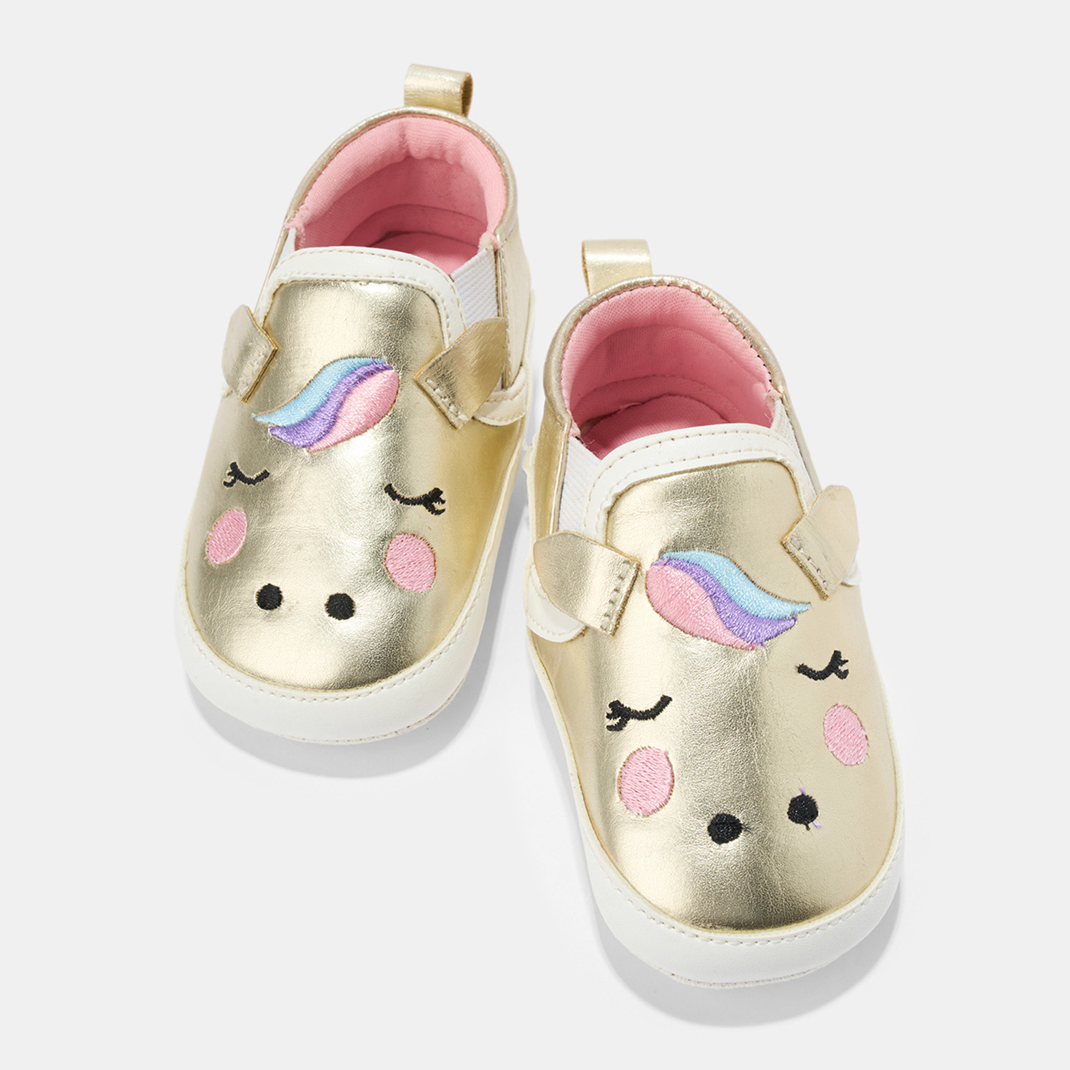 Image of Pantaloons Baby Girls Slip on Sneakers