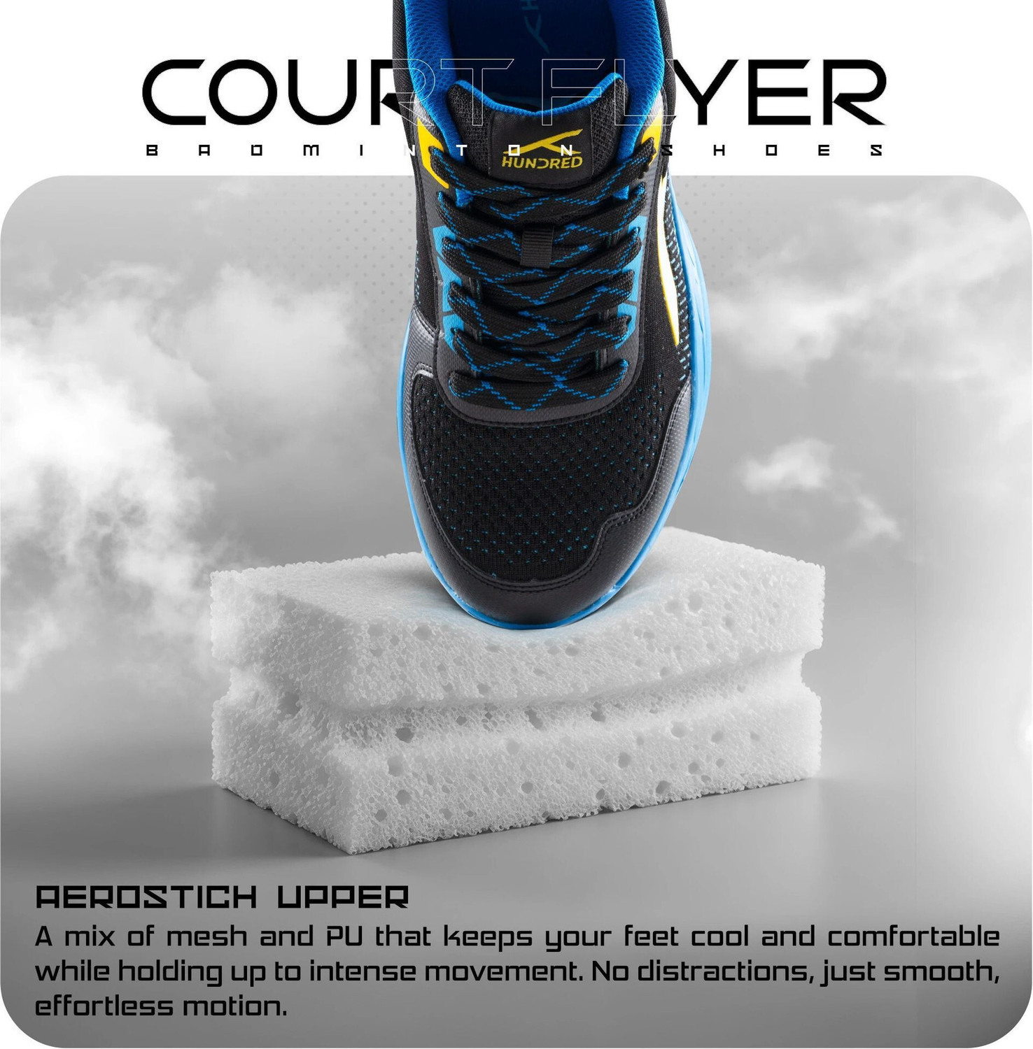 Image of Hundred Boys & Girls Lace Badminton Shoes